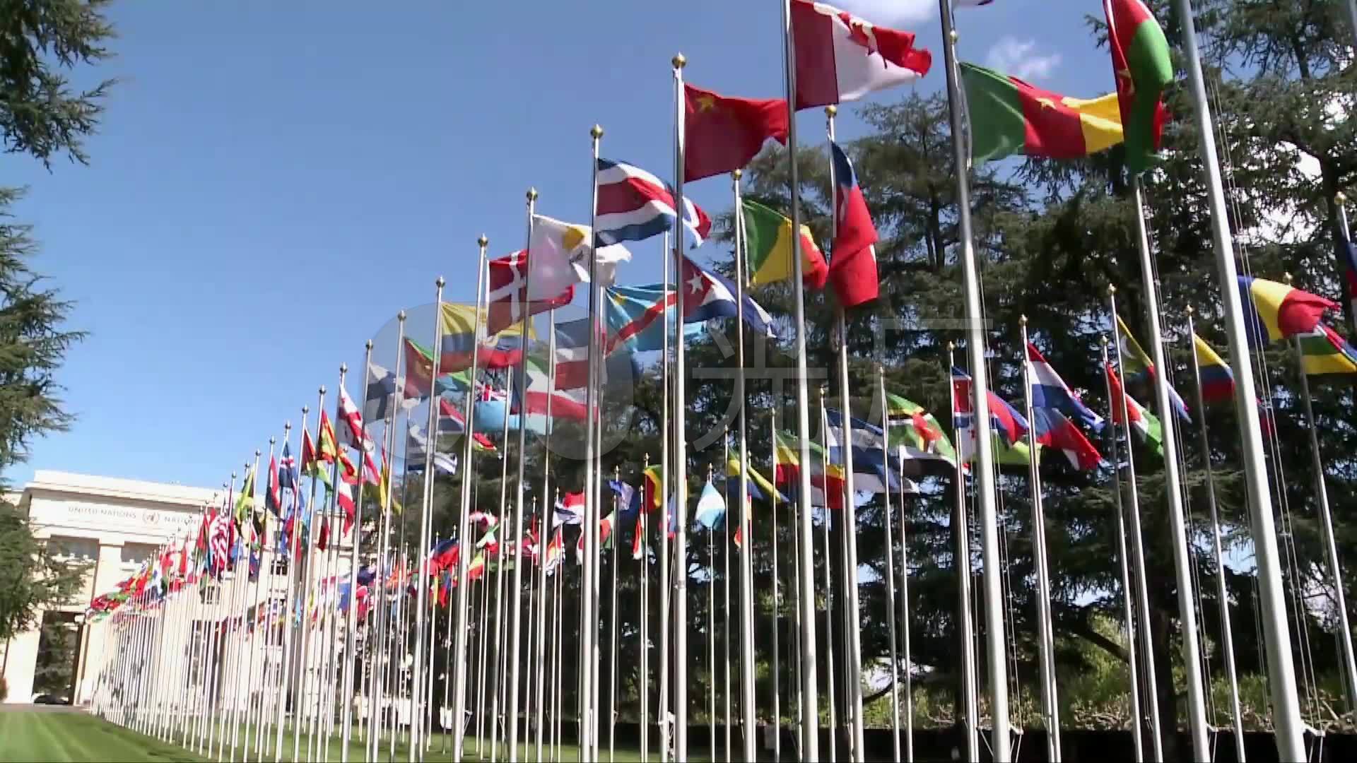 纽约联合国总部._1920x1080_高清视频素材下载(编号
