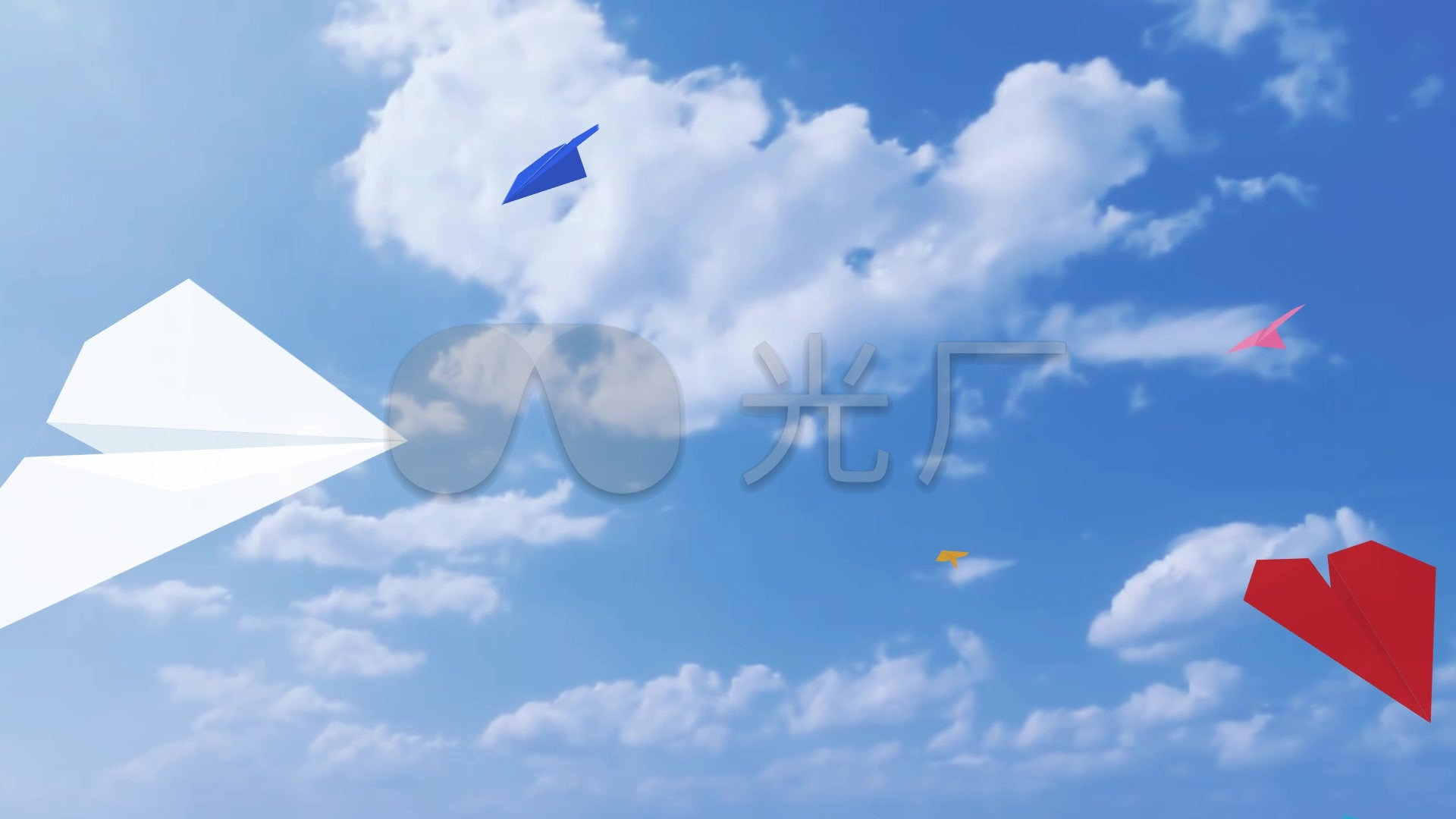 纸飞机飞舞_ae模板下载(编号:3095297)_ae模板_vj师网