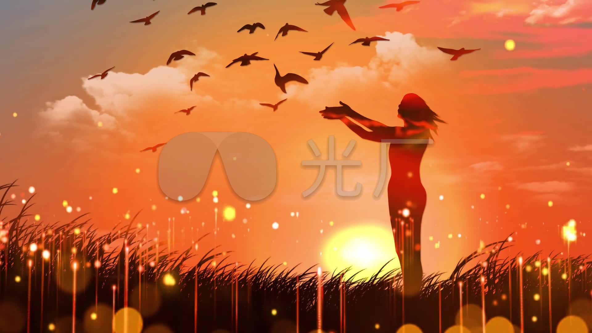 视频素材 舞台背景 配乐歌舞 阎维文歌曲母亲  来自视频原始文件或