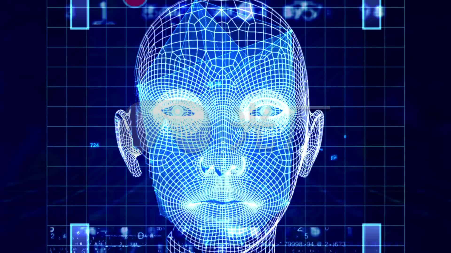 指纹扫描人脸识别云解锁科技数码