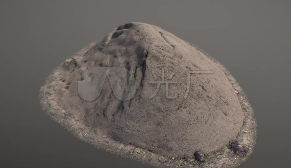 837沙堆三维模型(fbx)_9下载(编号:3100065)_3d模型_vj师网 www.