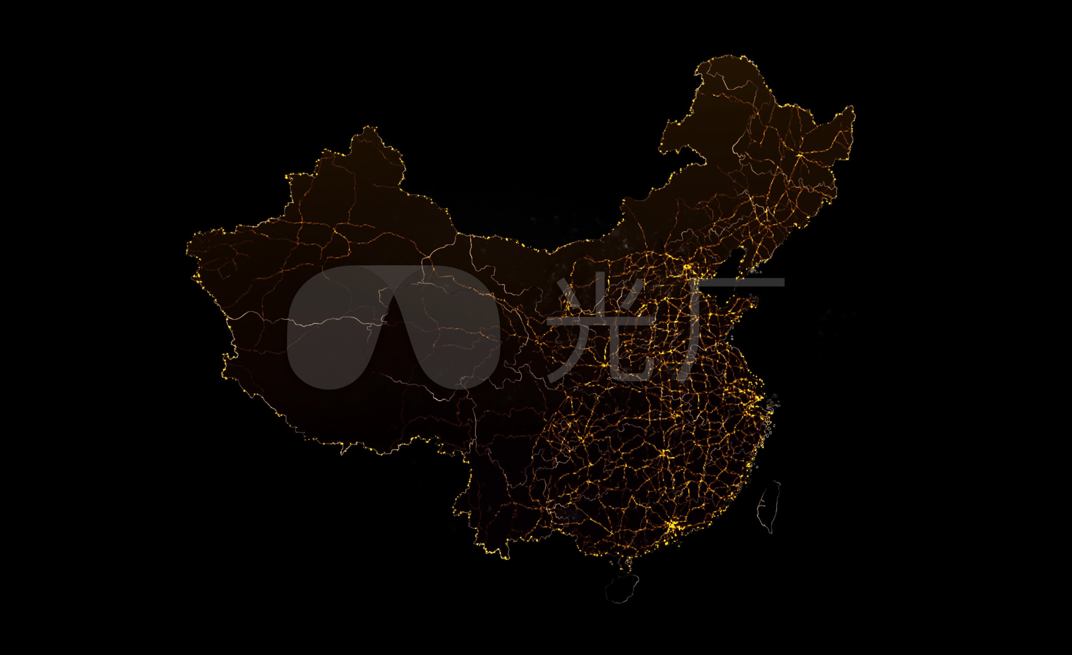 4k唯美粒子地图