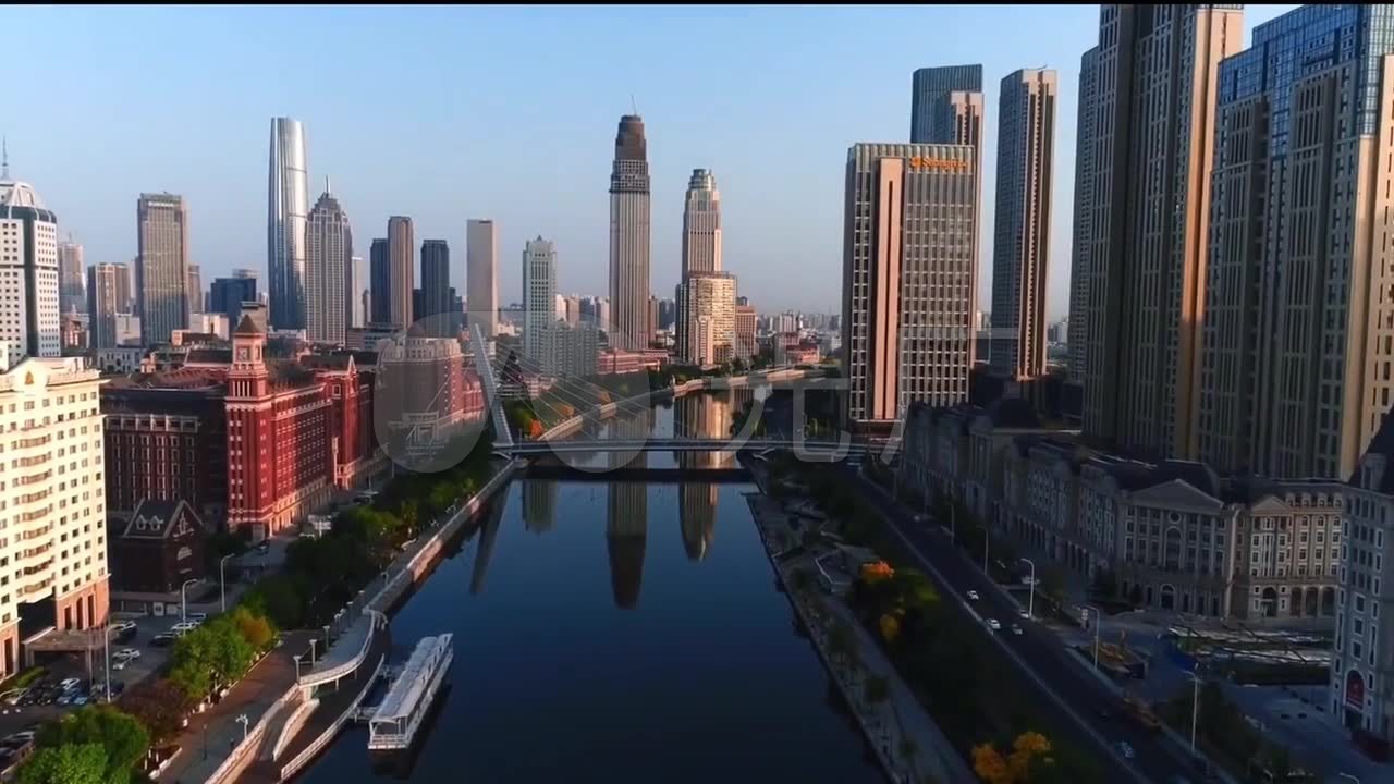 天津城市旅游航拍