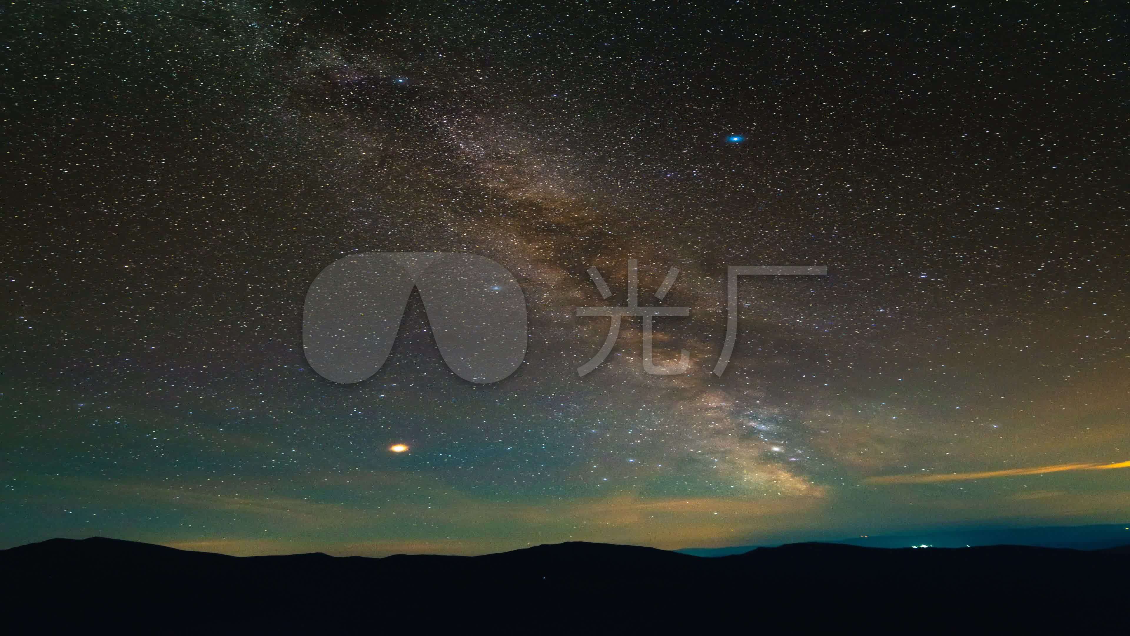 仰望星空梦幻星辰唯美星空_3840x2160_高清视频素材