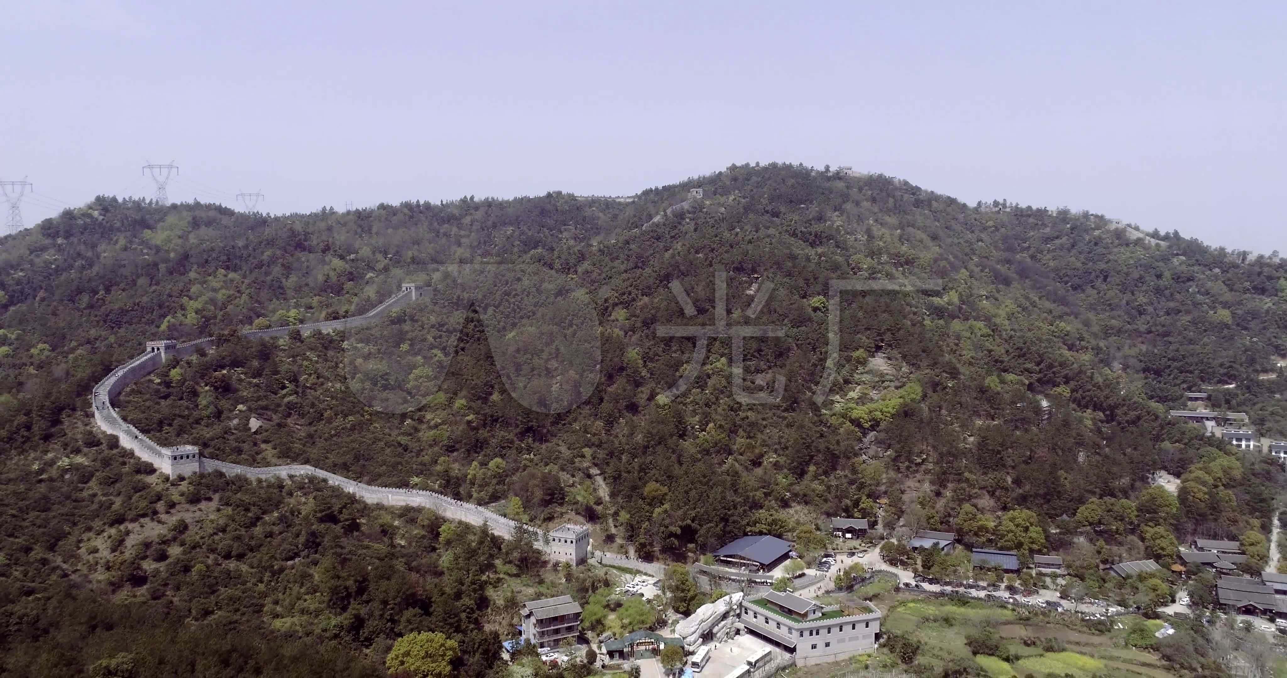 南昌溪霞怪石岭生态公园航拍4k
