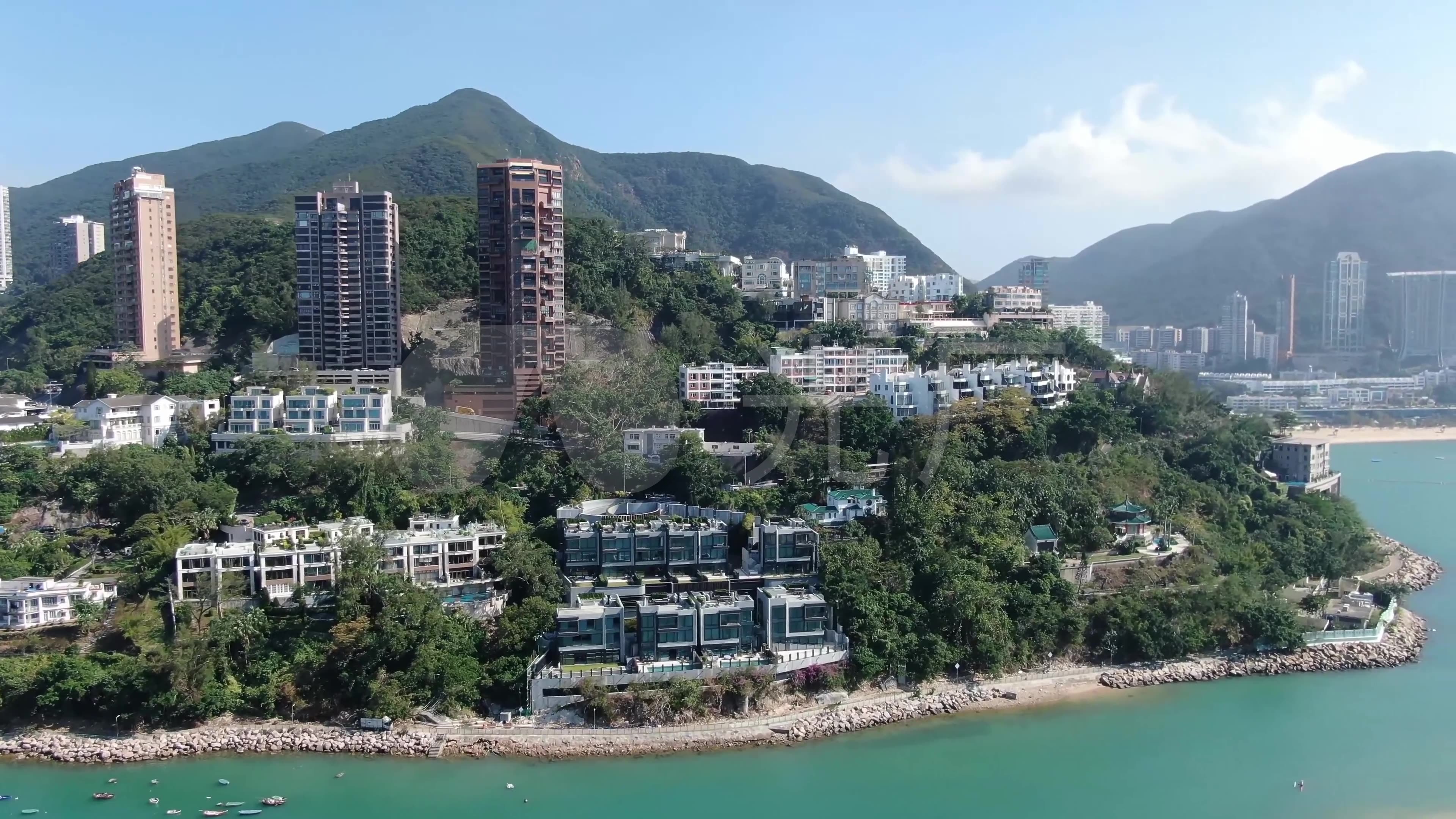 4k航拍香港浅水湾