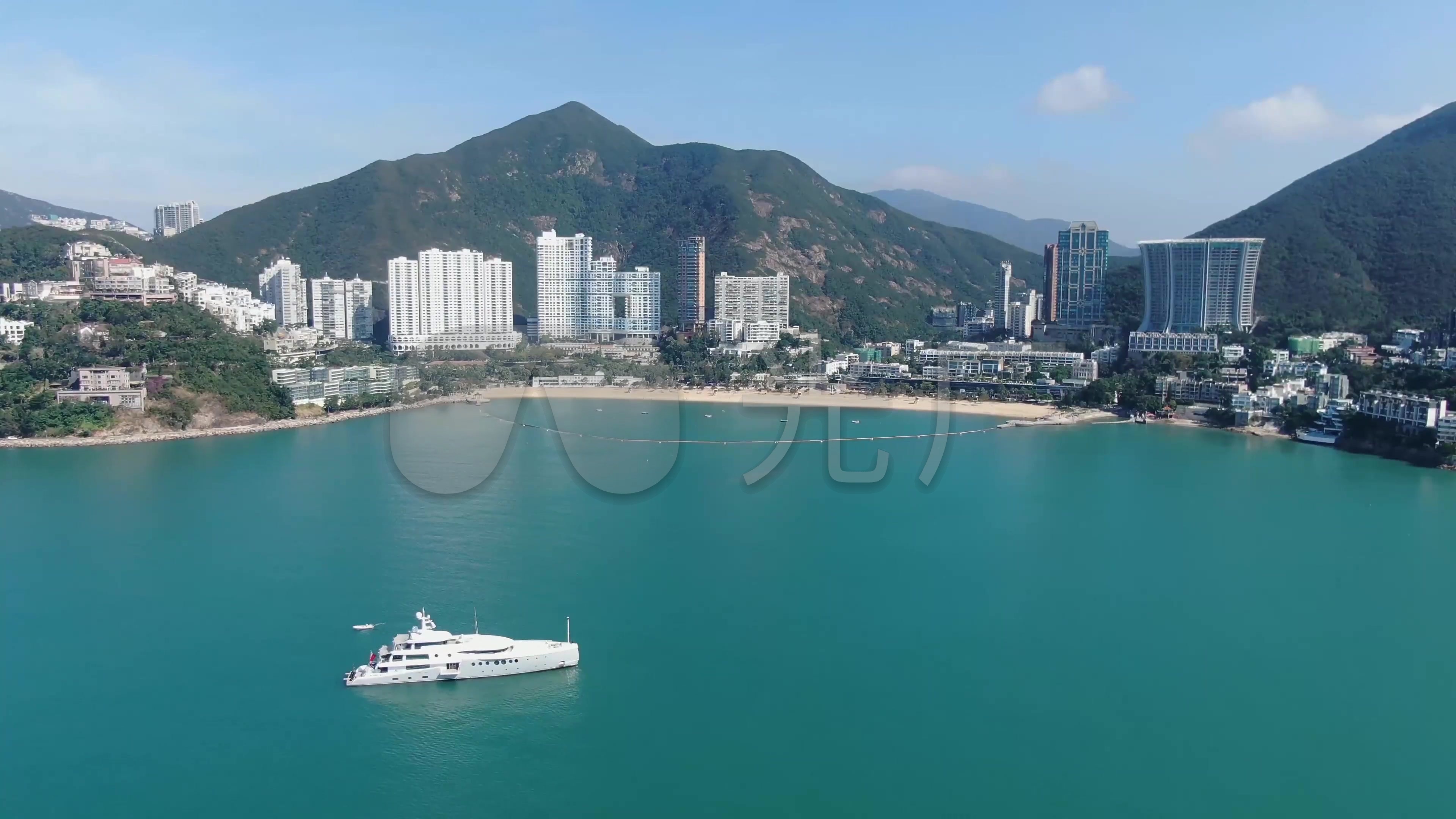 4k航拍香港浅水湾