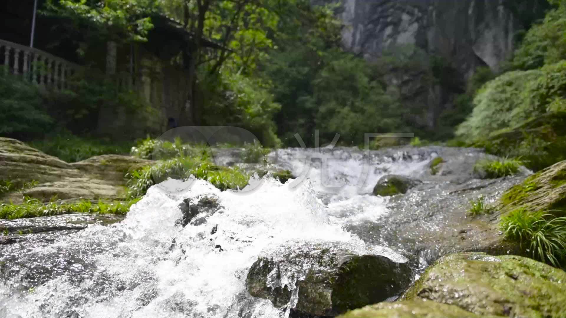 高山泉水溪水流水瀑布_1920x1080_高清视频素材下载(编号:3129460)