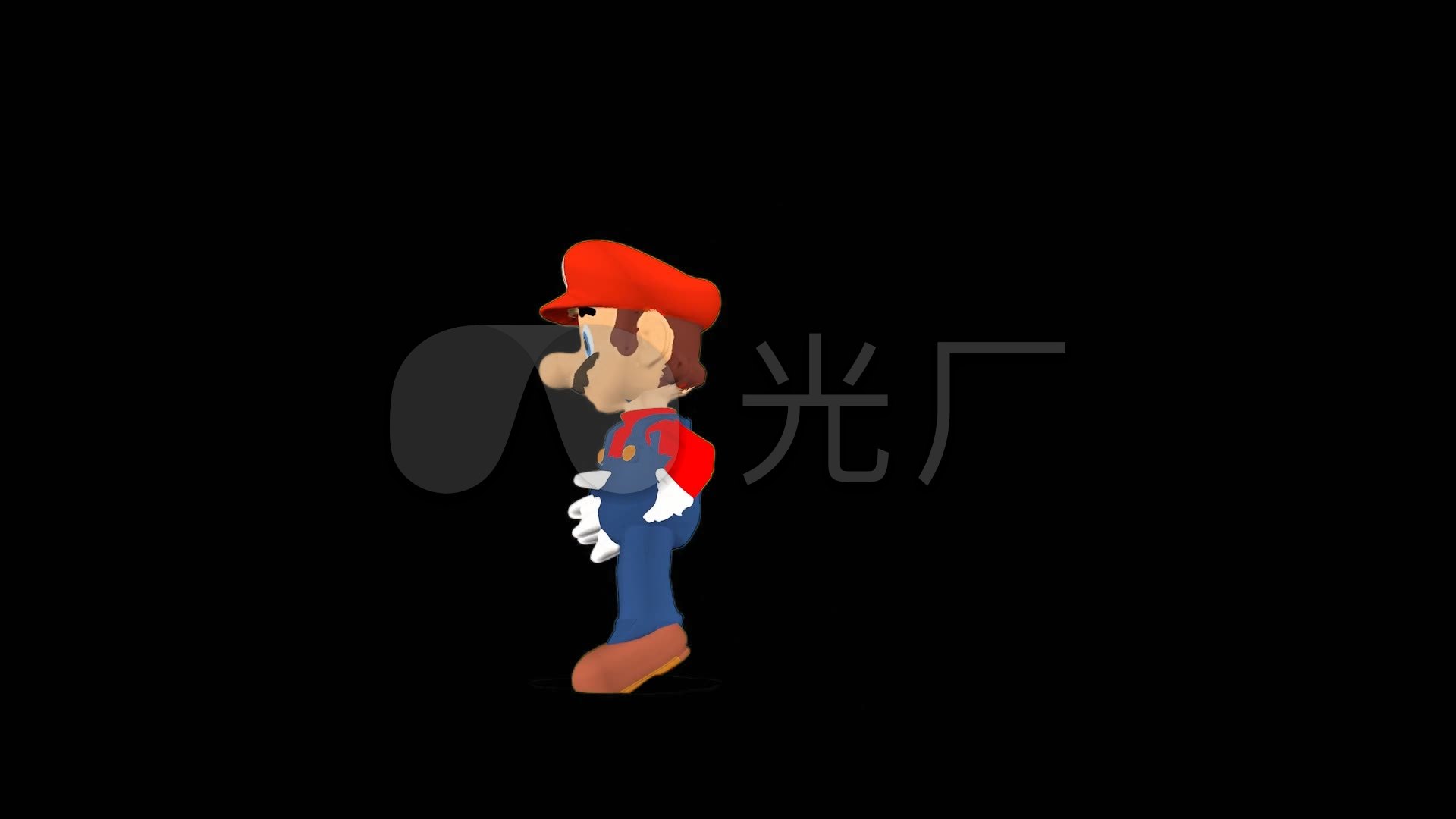 马里奥跳舞(透明通道)_1920x1080_高清视频素材下载(编号:3126918)