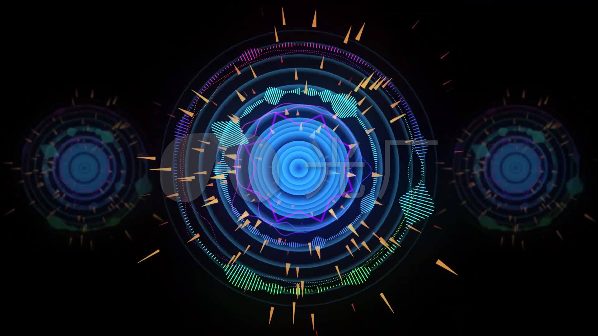 音频可视化效果_1920x1080_高清视频素材下载(编号:)