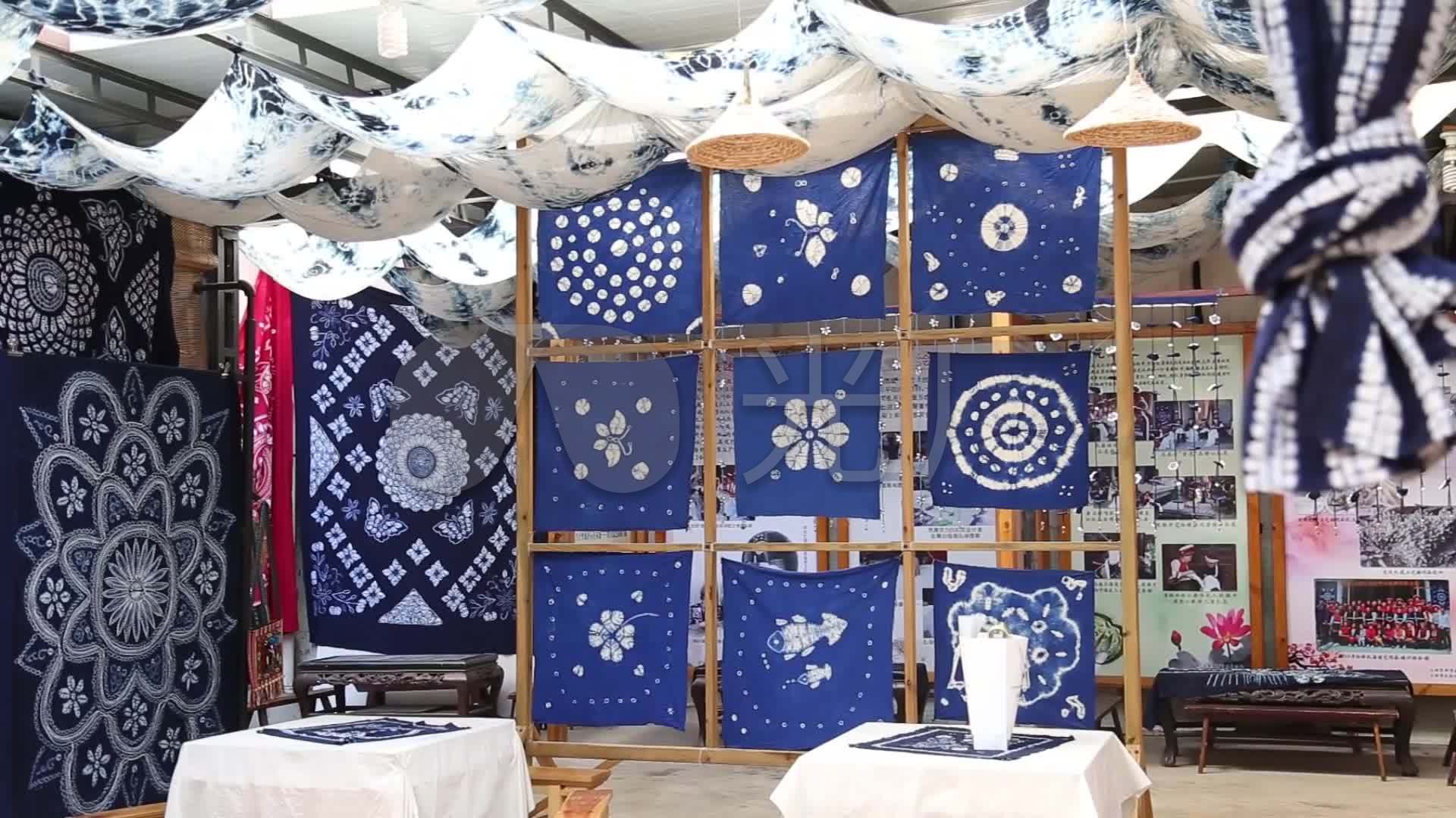 扎染扎染坊_1920x1080_高清视频素材下载(编号:)_实拍