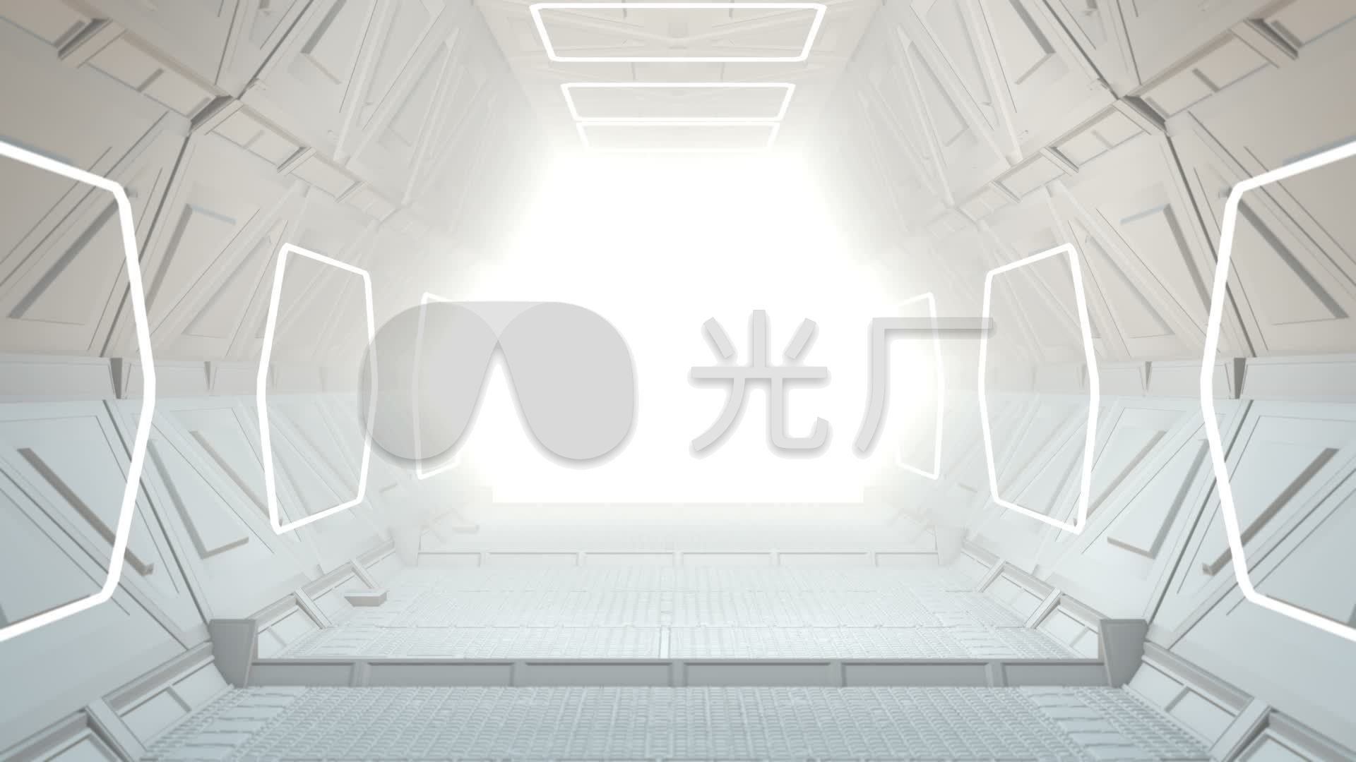 太空舱隧道科技循环背景_1920x1080_高清视频素材下载(编号:3134949)