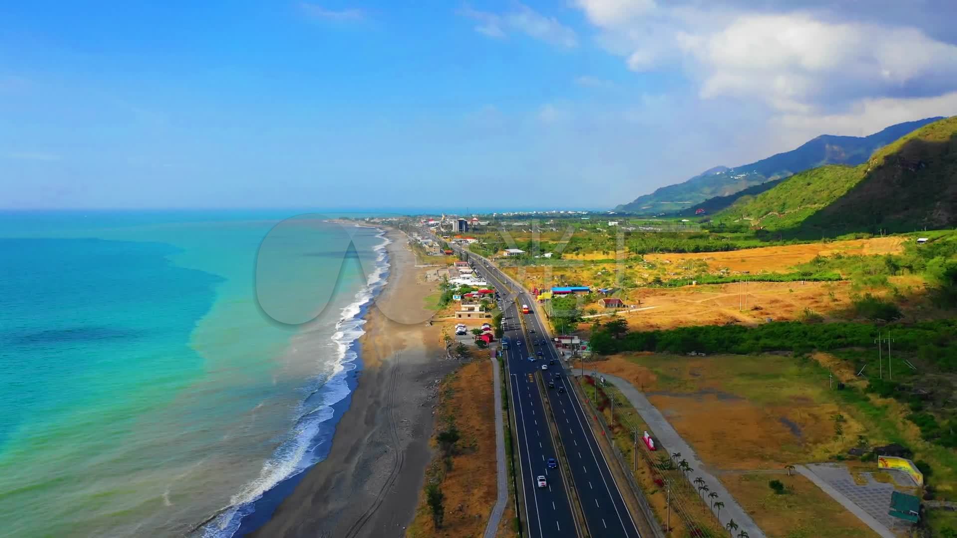 航拍屏东海景