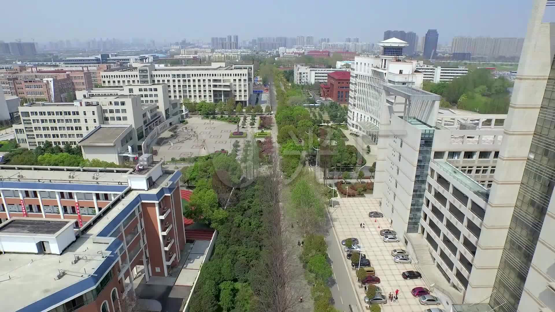 湖北工业大学航拍 延时