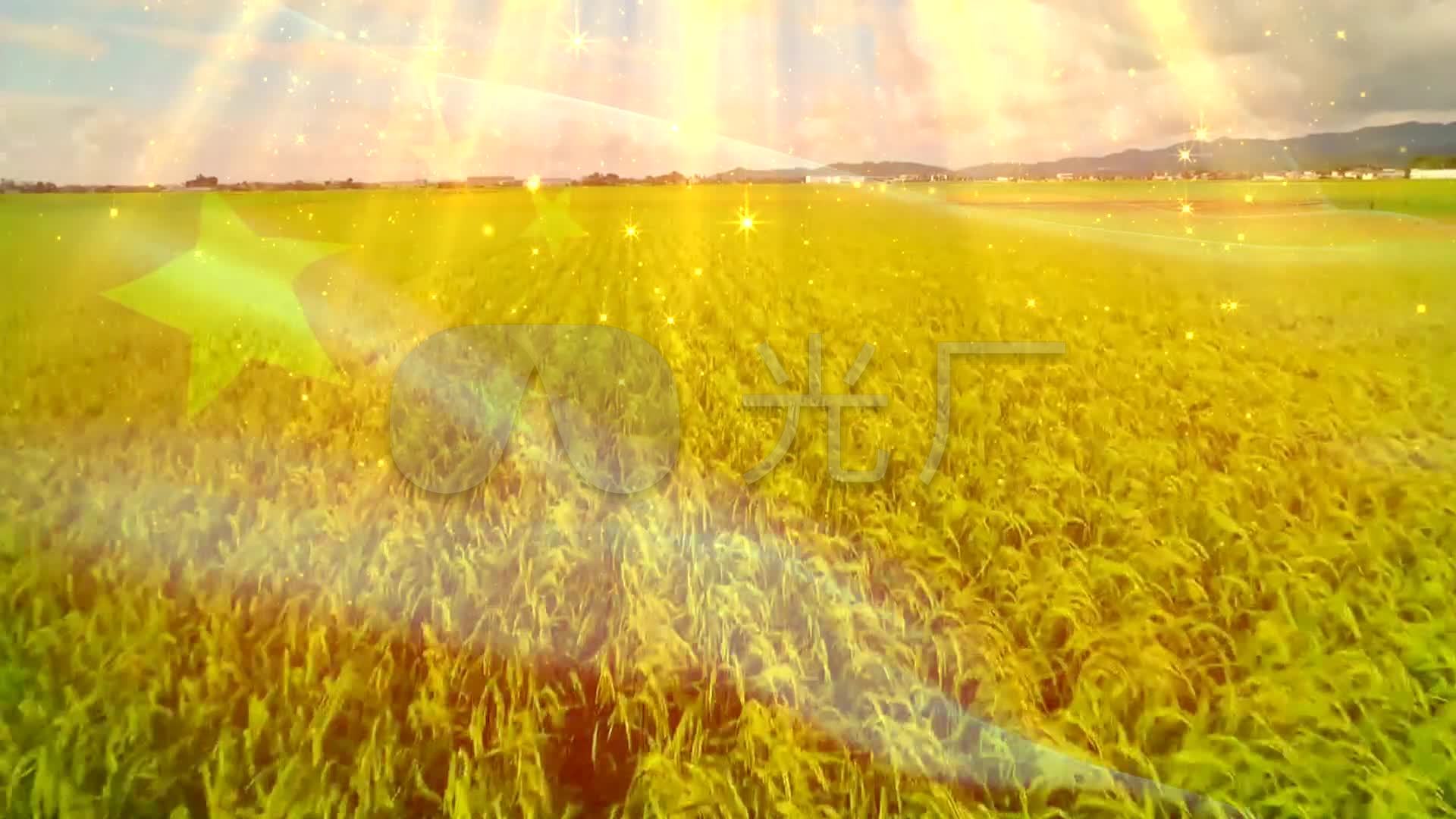 歌曲《阳光路上》配乐成品舞台背景_1920x1080_高清