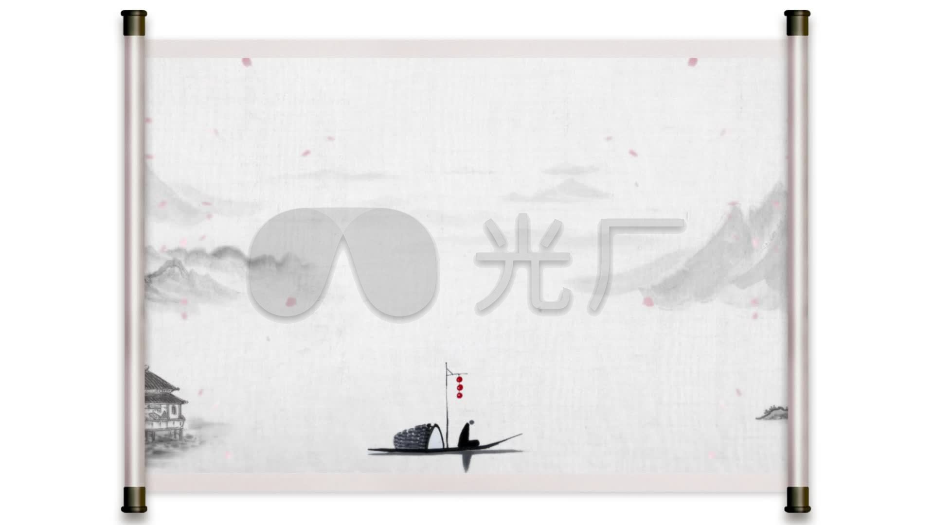 大气水墨卷轴片头_ae模板下载(编号:3152822)_ae模板