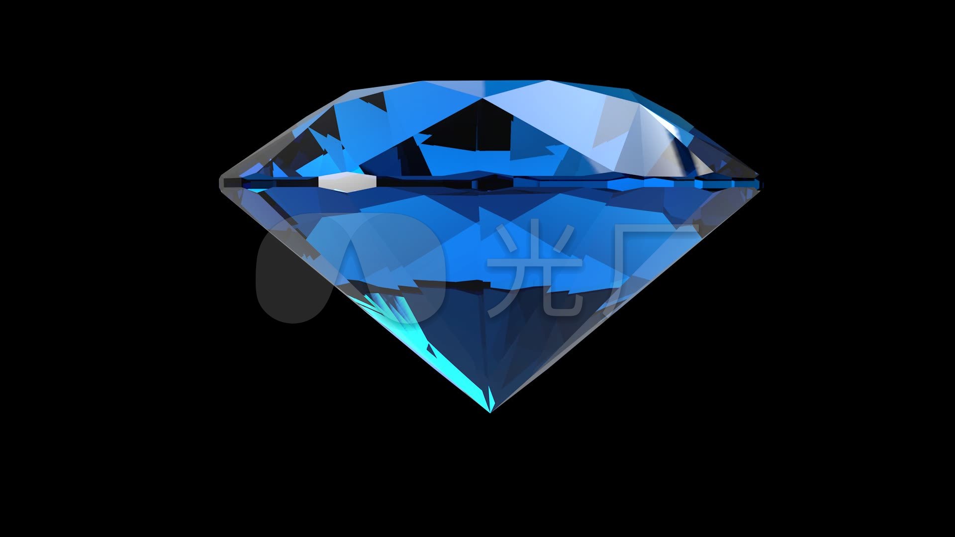 蓝钻石_1920x1080_高清视频素材下载(编号:3153446)