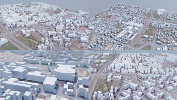 大型城市简模(dae)_9(编号:3160)_模型_vj师