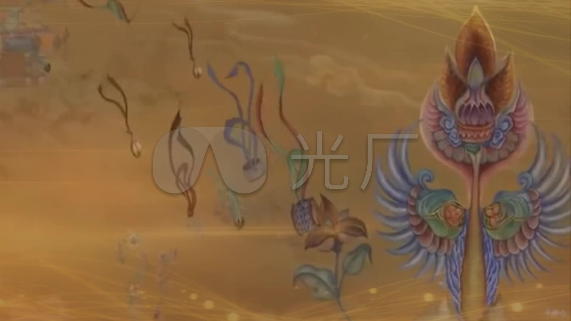 沙漠诗行邵容琵琶敦煌舞曲舞蹈舞台背景配乐