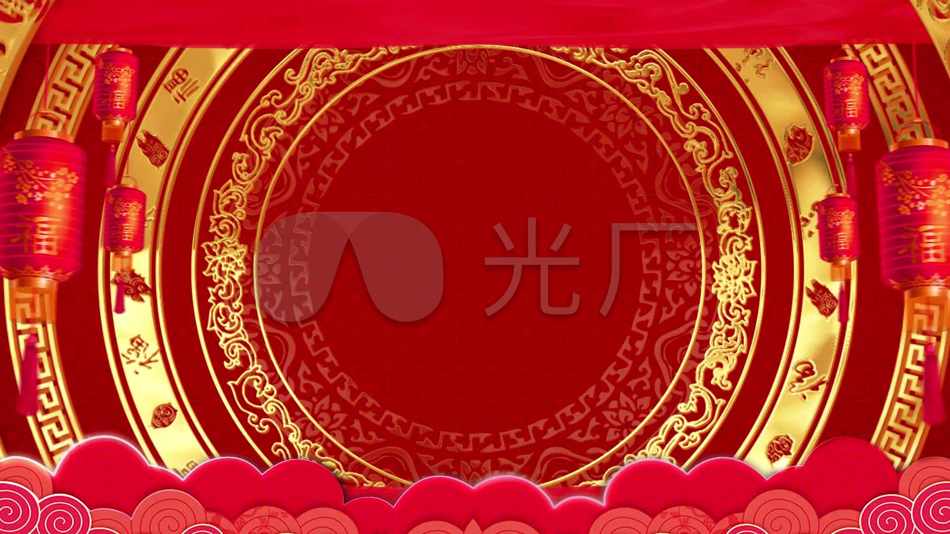 喜庆新年背景_1920x1080_高清视频素材下载(编号:)