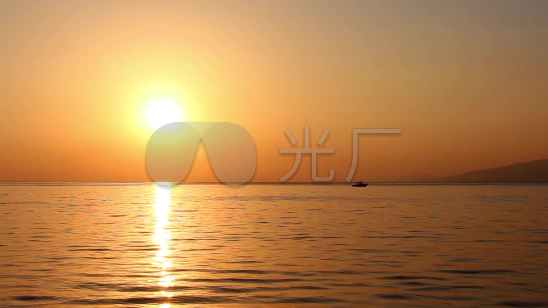 黄昏大海,金色海洋,黄金海面_1920x1080_高清视频素材