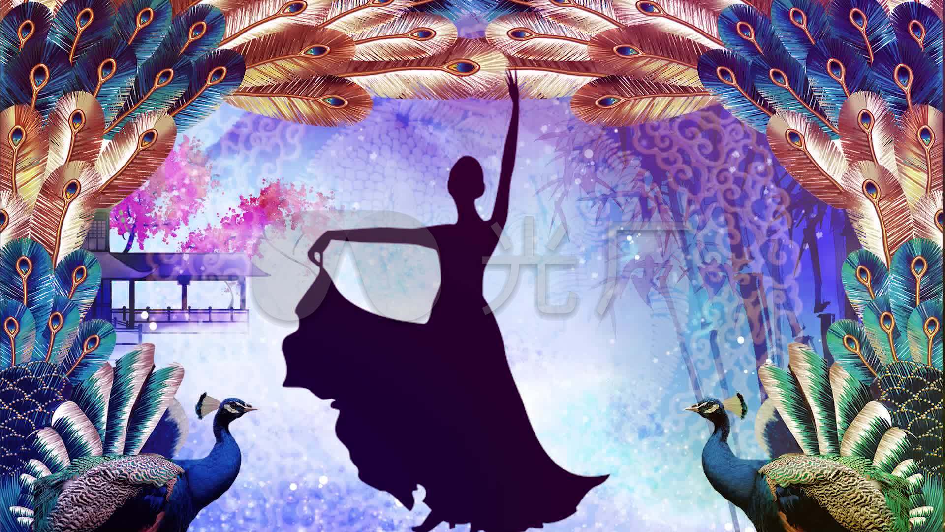 葫芦丝演奏《金色的孔雀》配乐成品舞蹈背景