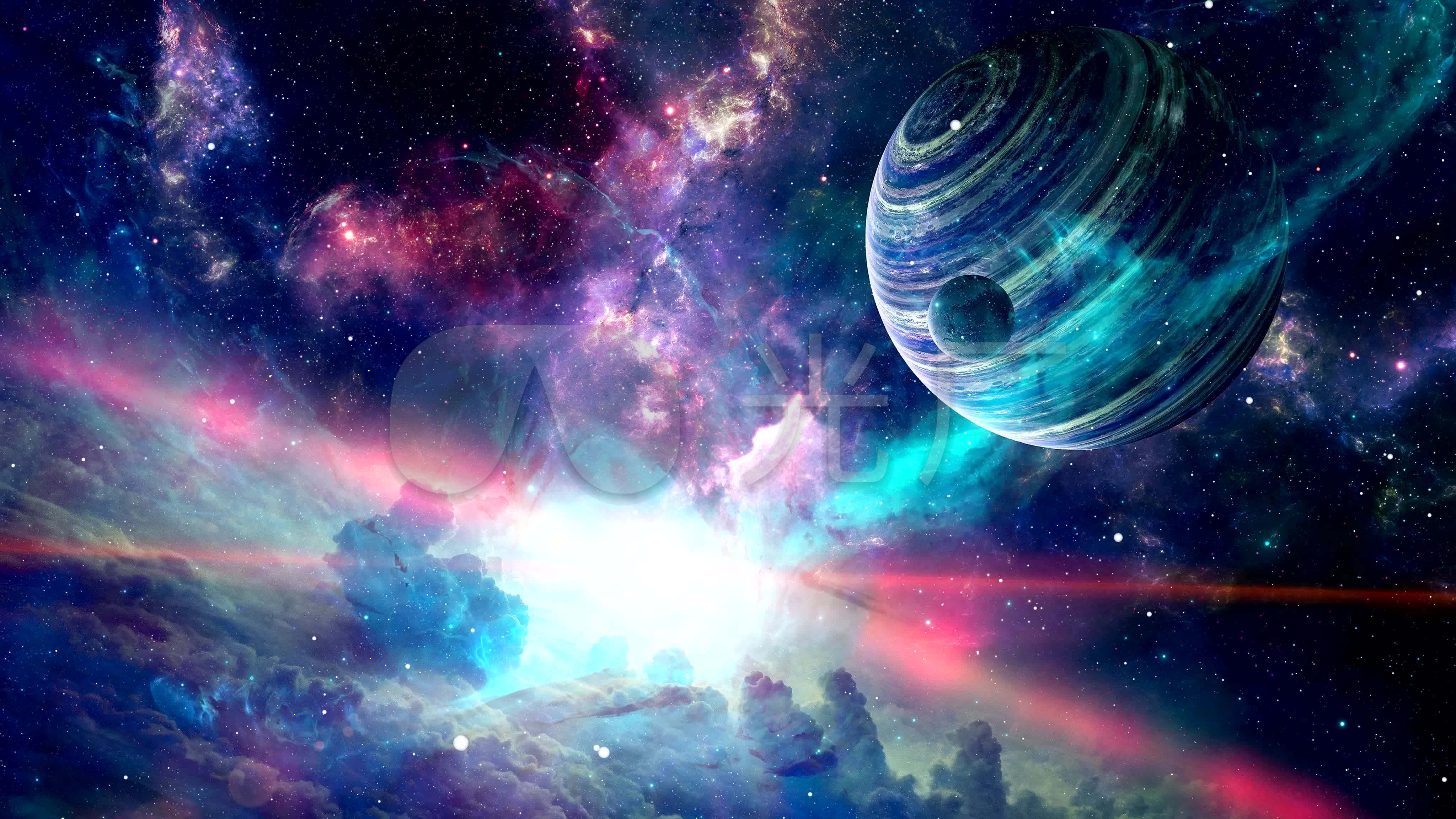 浩瀚星空_4096x2304_高清视频素材下载(编号:3175942)