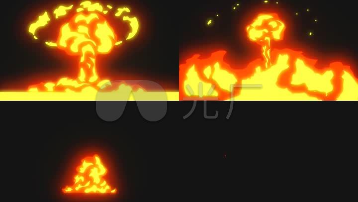 火焰爆炸mg特效动画元素