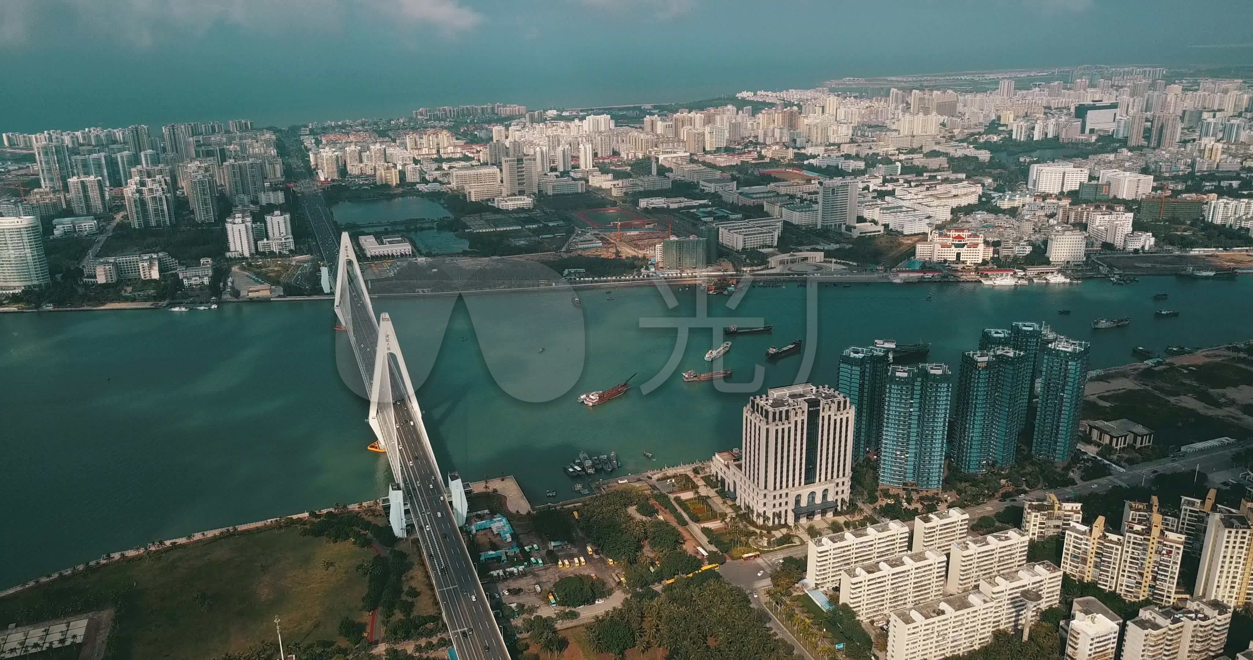 海南海口世纪大桥海甸岛