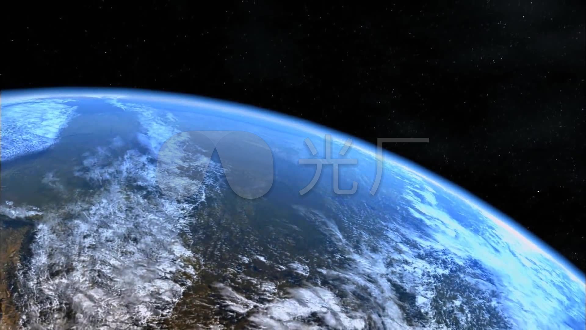 外太空看地球