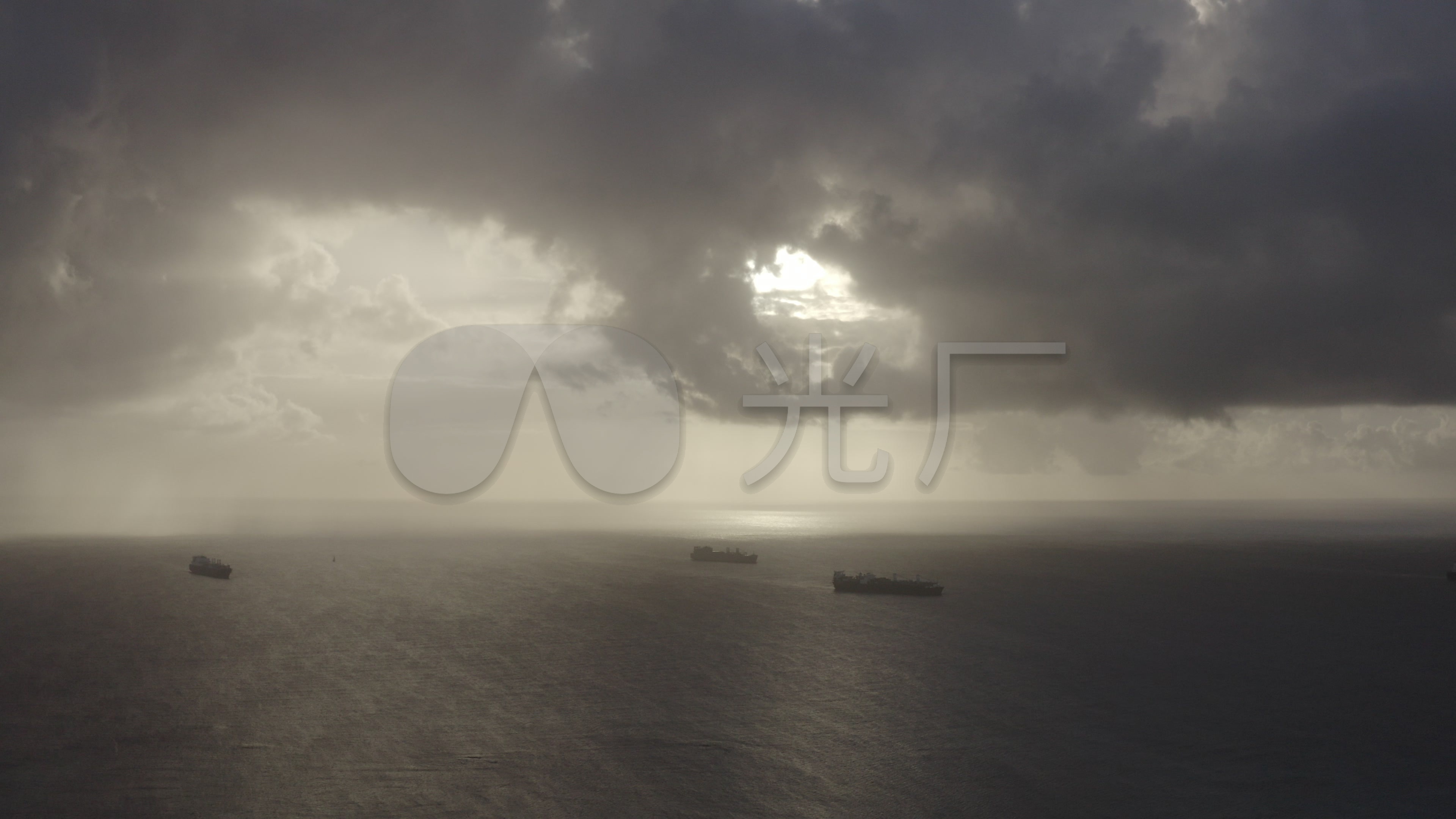 4k-log海上暴风雨来临_3840x2160_高清视频素材下载