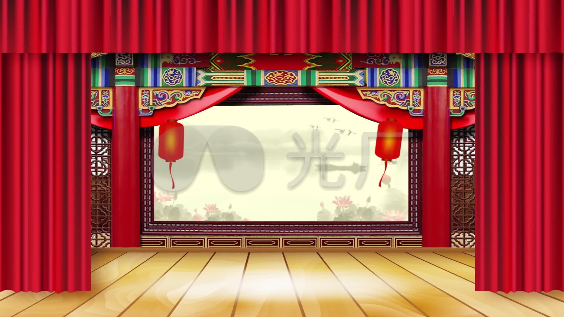 古代晚会戏曲联唱视频led背景