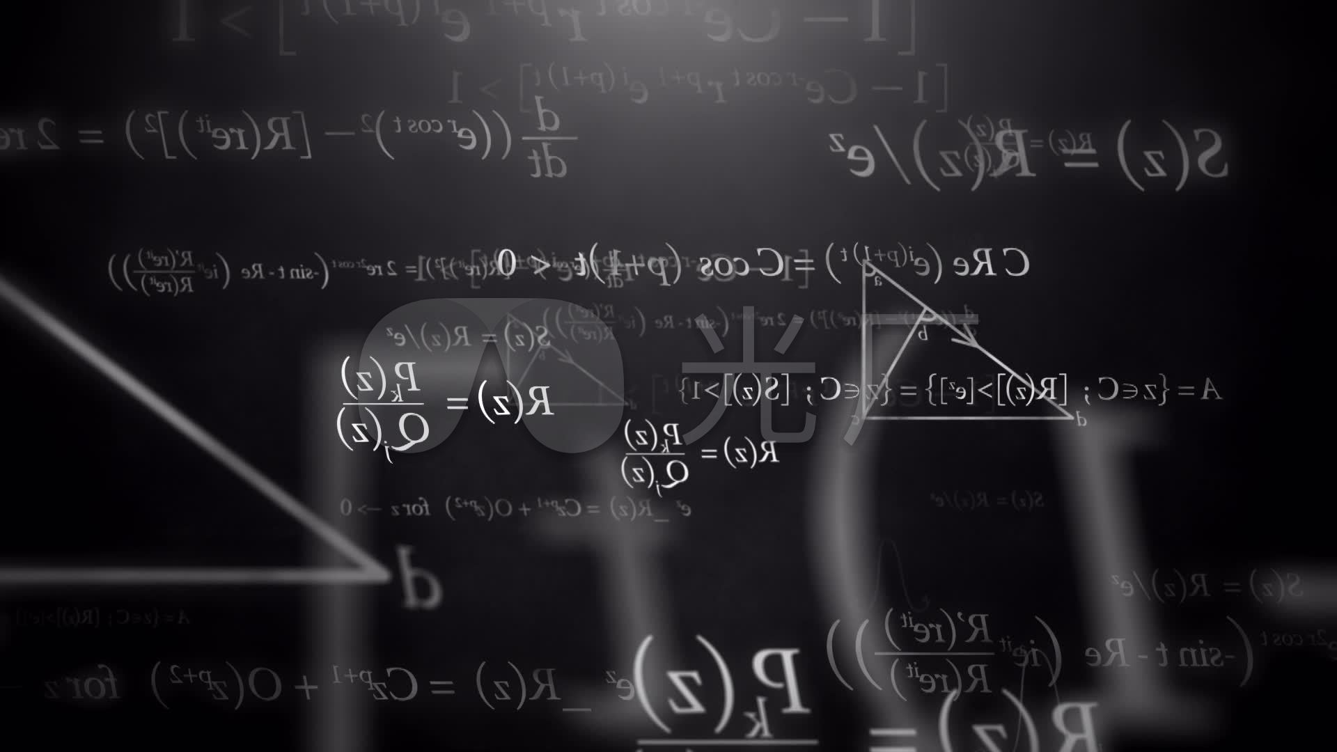 数学物理化学公式_1920x1080_高清视频素材下载(编号:3199973)_影视