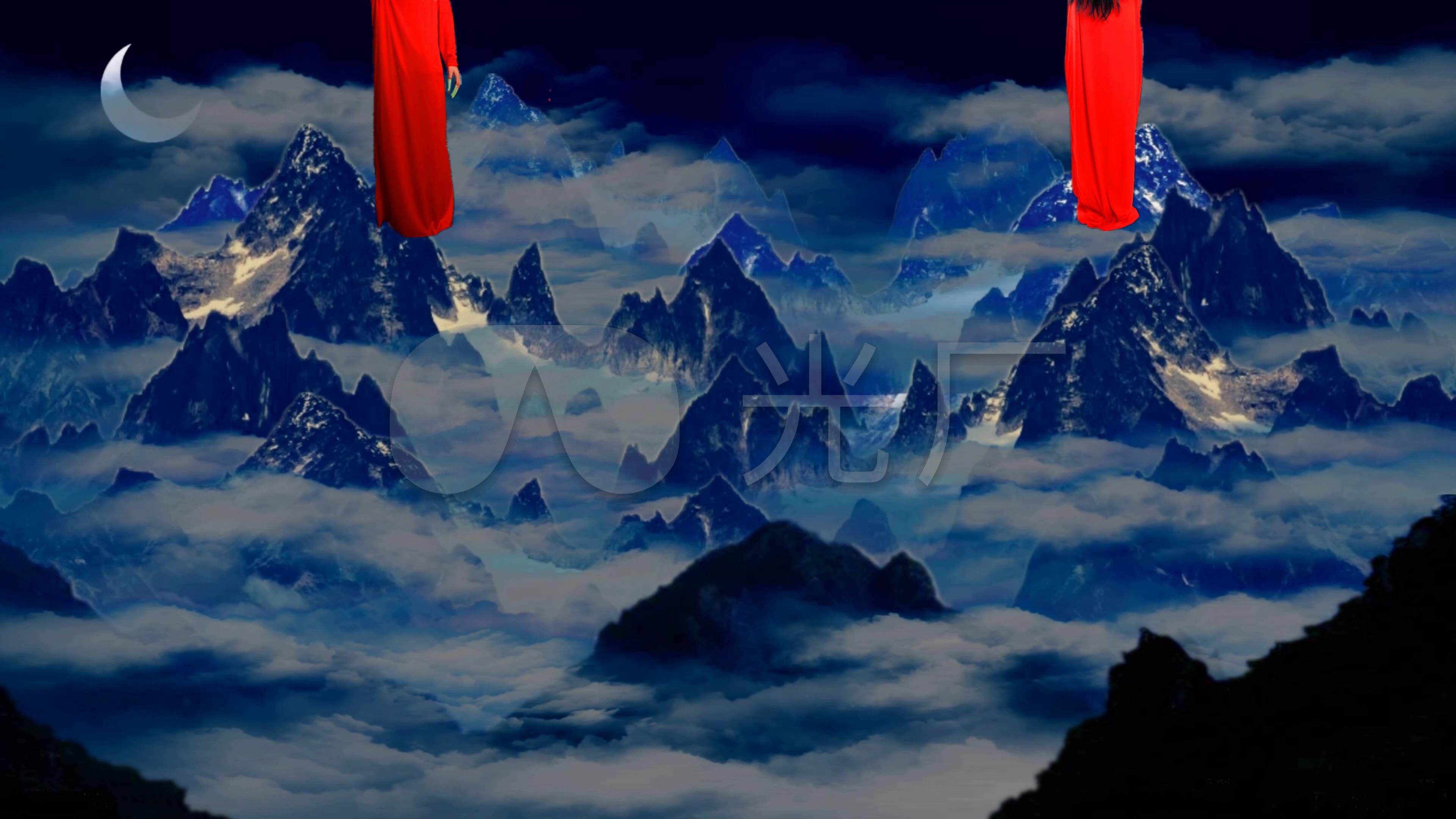 阴间地狱鬼魂地府探阴山万圣节_3840x2160_高清视频
