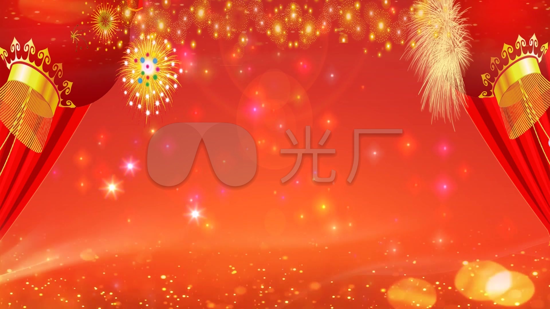 高清中国新年春节元宵节灯笼喜庆节日庆典_1920x1080_高清视频素材
