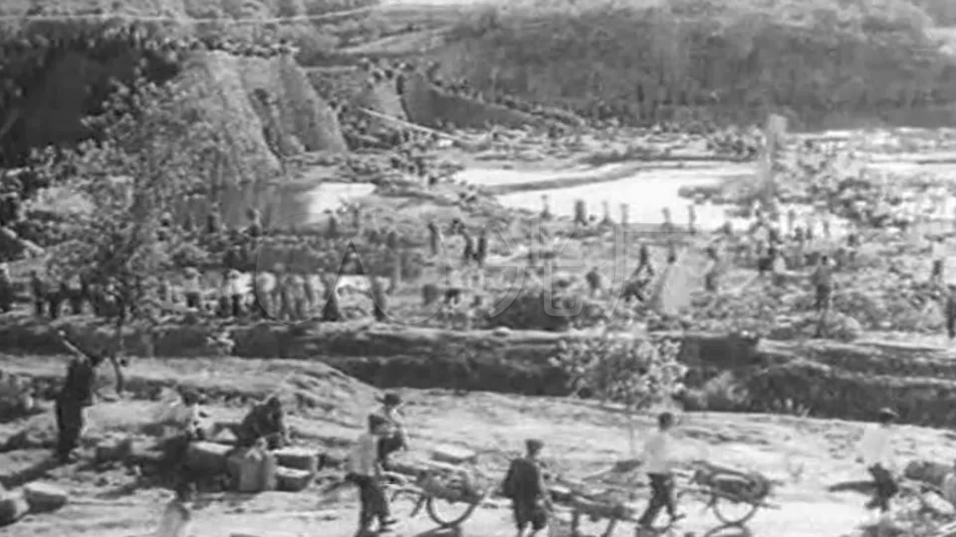 1960年引漳入林工程_1920x1080_高清视频素材下载(编号:3209018)_实拍
