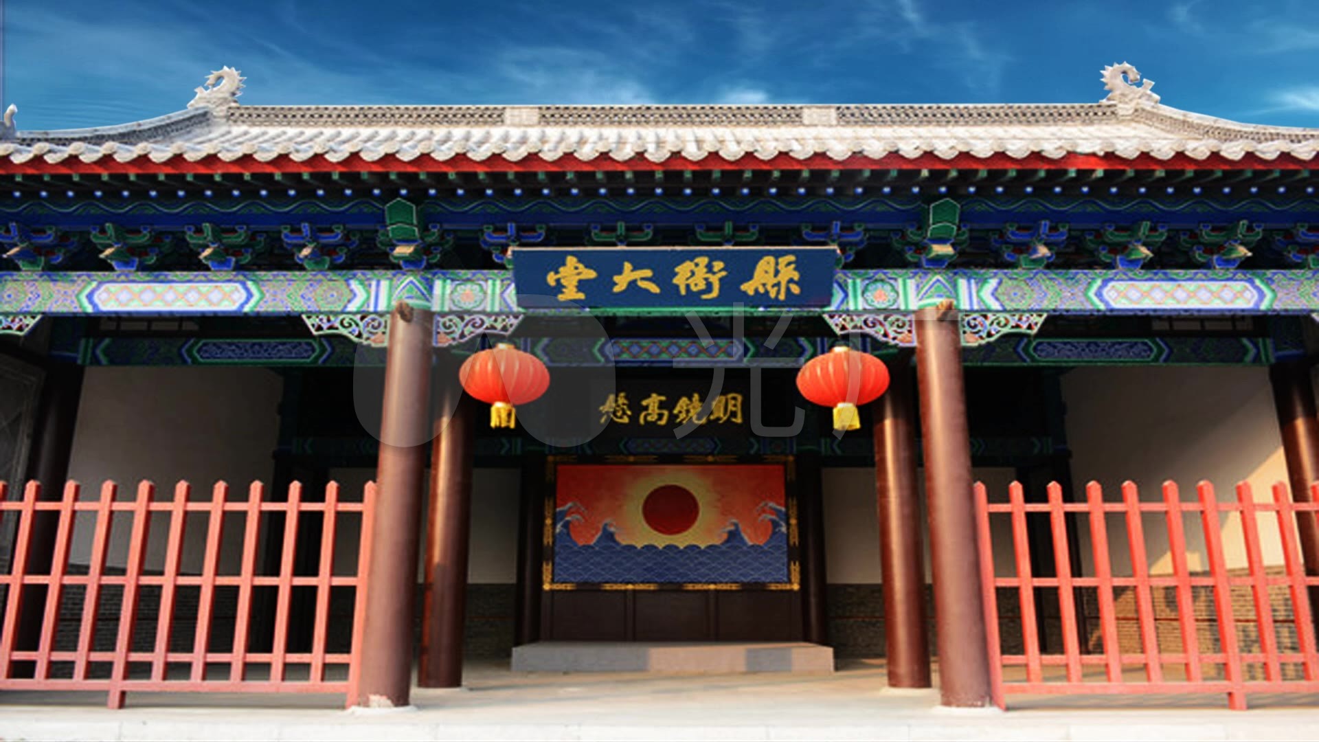古代县衙_1920x1080_高清视频素材下载(编号:3216558)