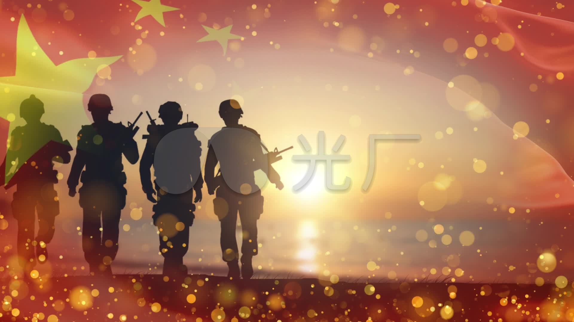 咱当兵的人配乐成品_1920x1080_高清视频素材下载(编号:3215992)_舞台