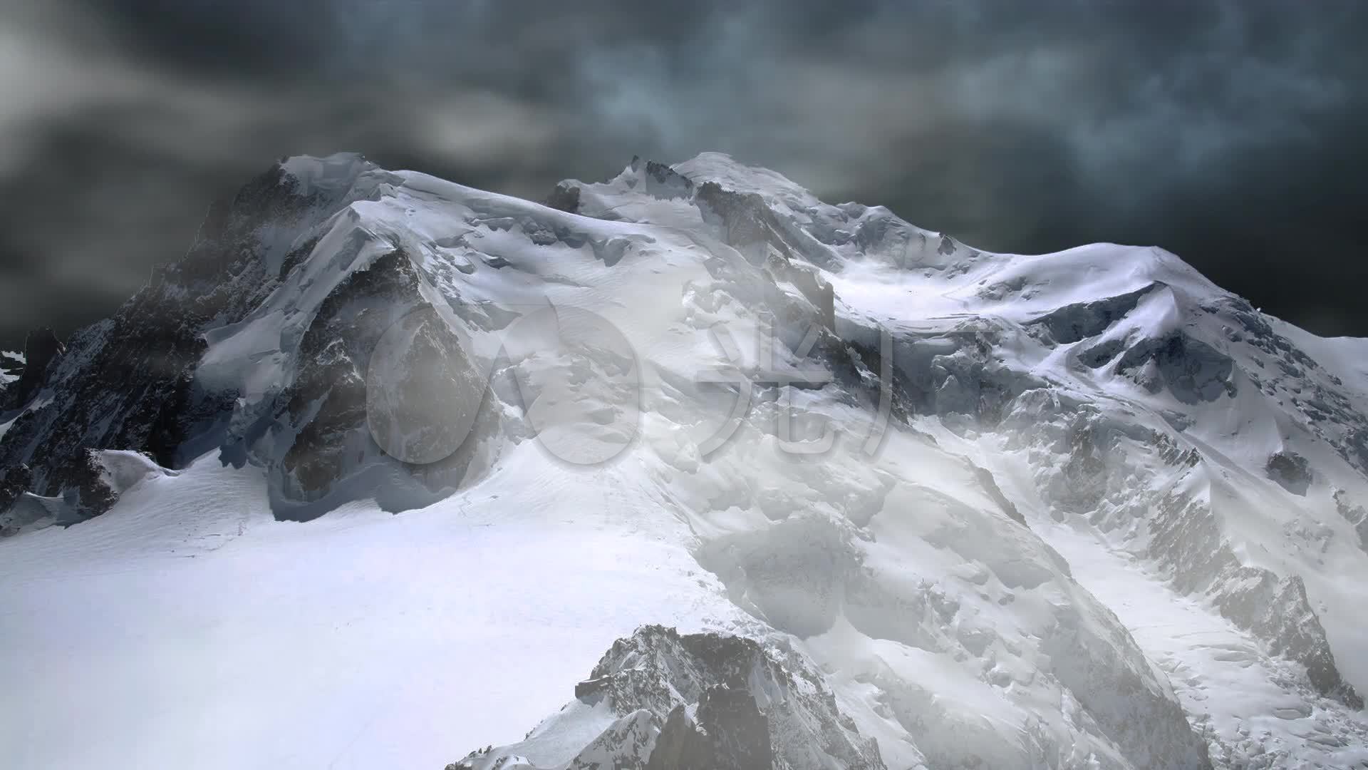 雪山暴风雪_1920x1080_高清视频素材下载(编号:3222776)_舞台背景_vj