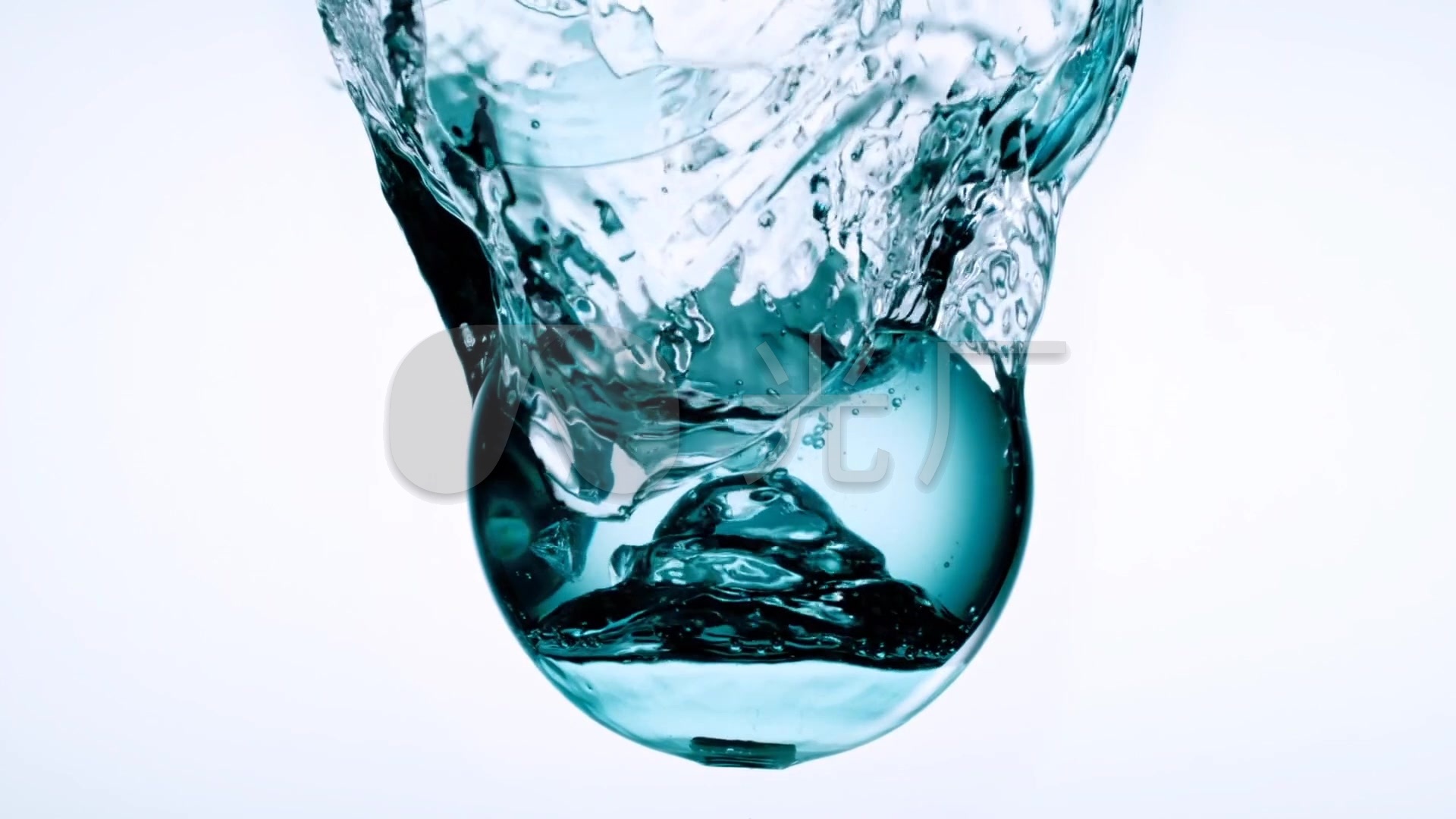 纯净自然水滴气泡纯净水视频矿泉水纯净水_1920x1080