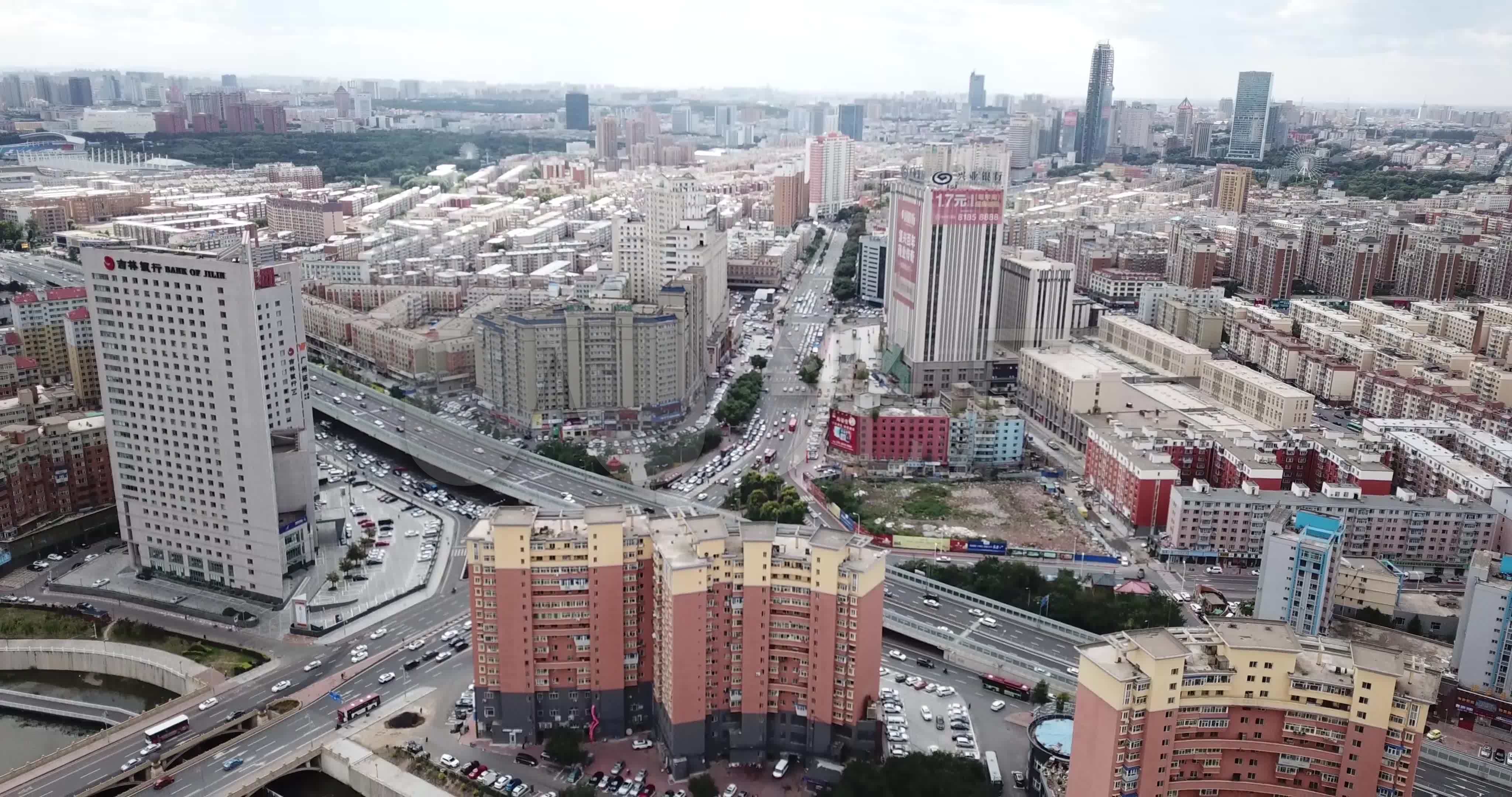 长春市航拍4k素材