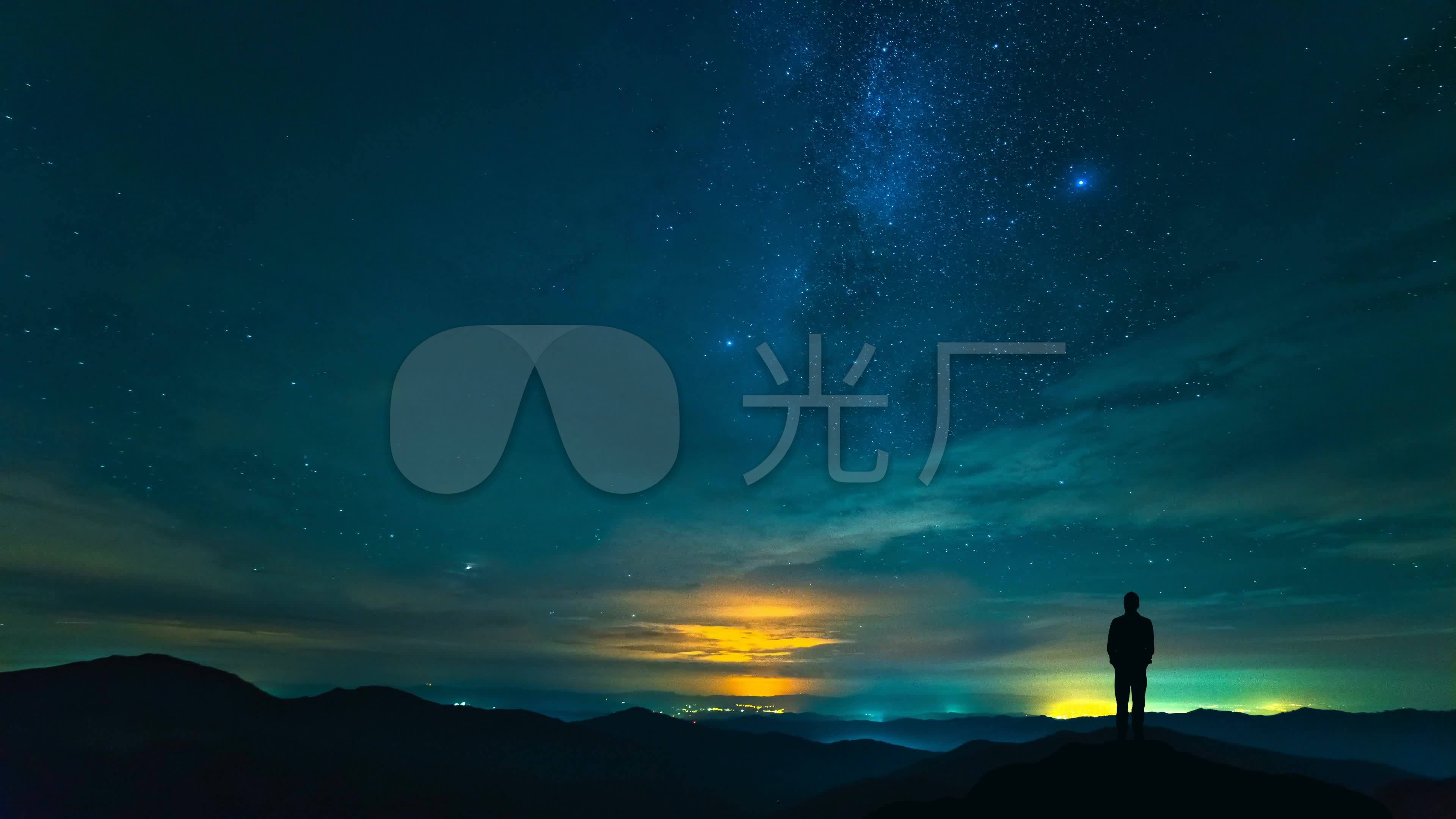 仰望星空梦幻星辰唯美星空