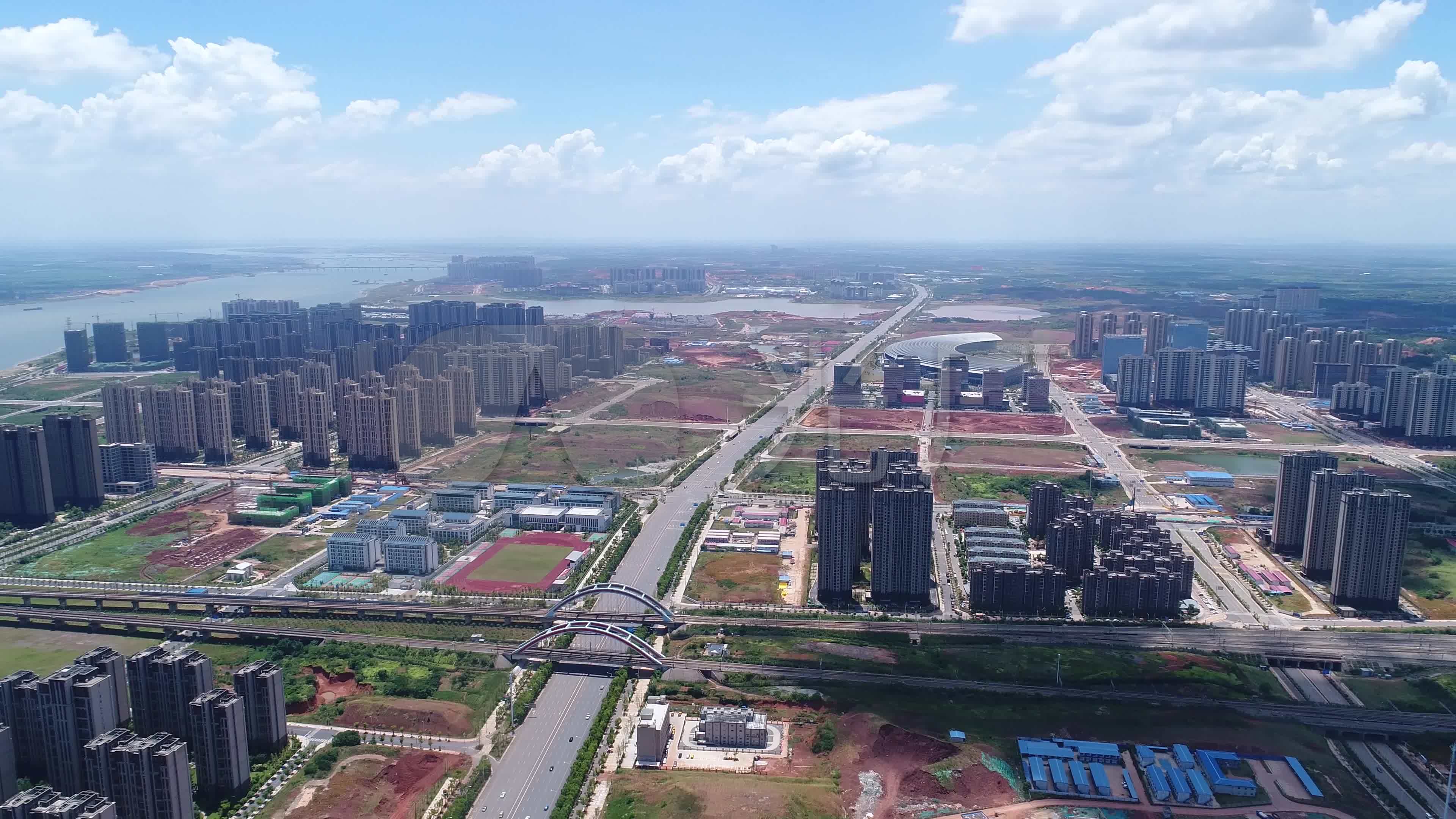 南昌市新建区4k航拍素材_3840x2160_高清视频素材下载