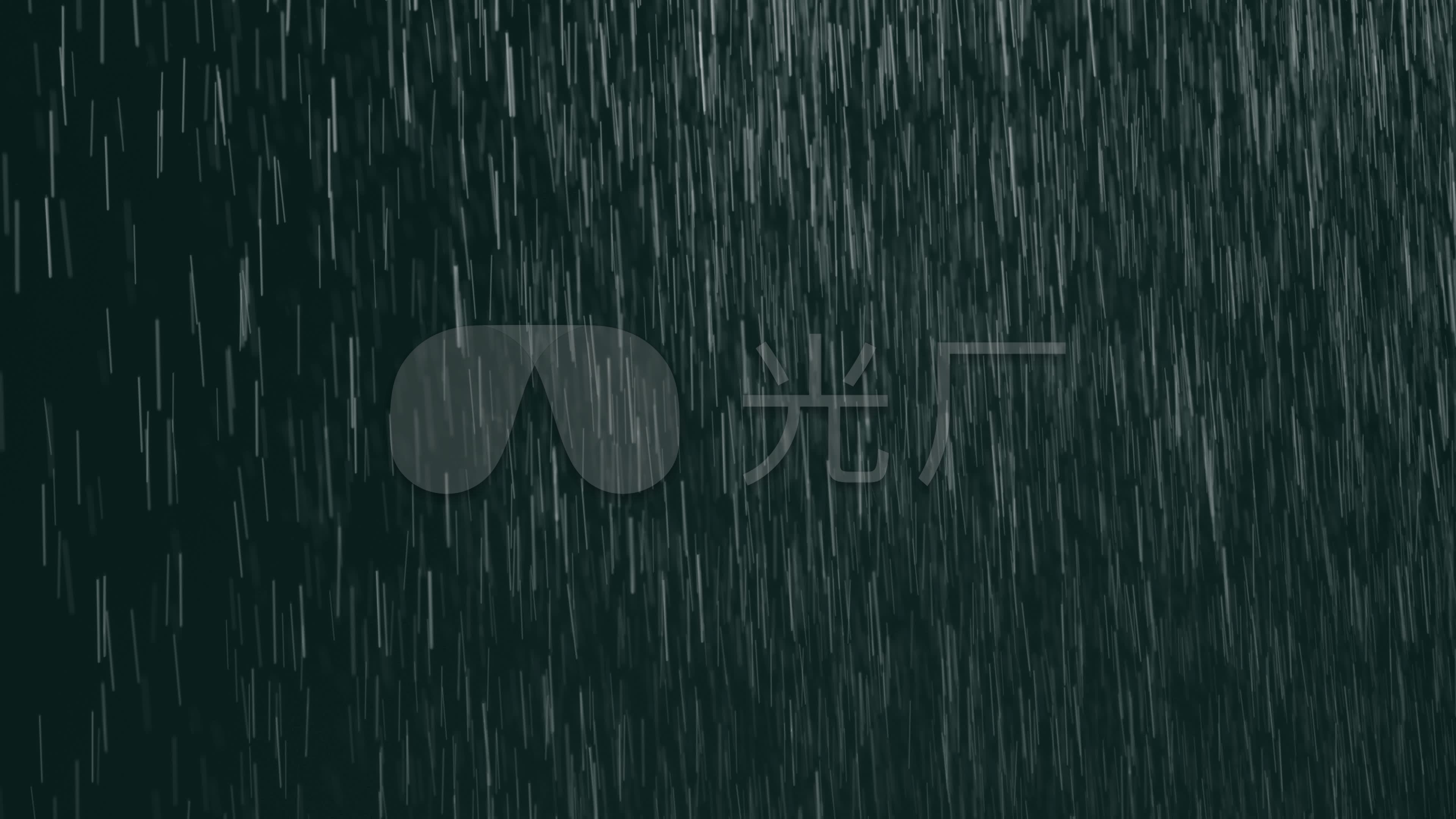 (带通道)暴雨雨水雨滴下雨大雨倾盆暴雨天