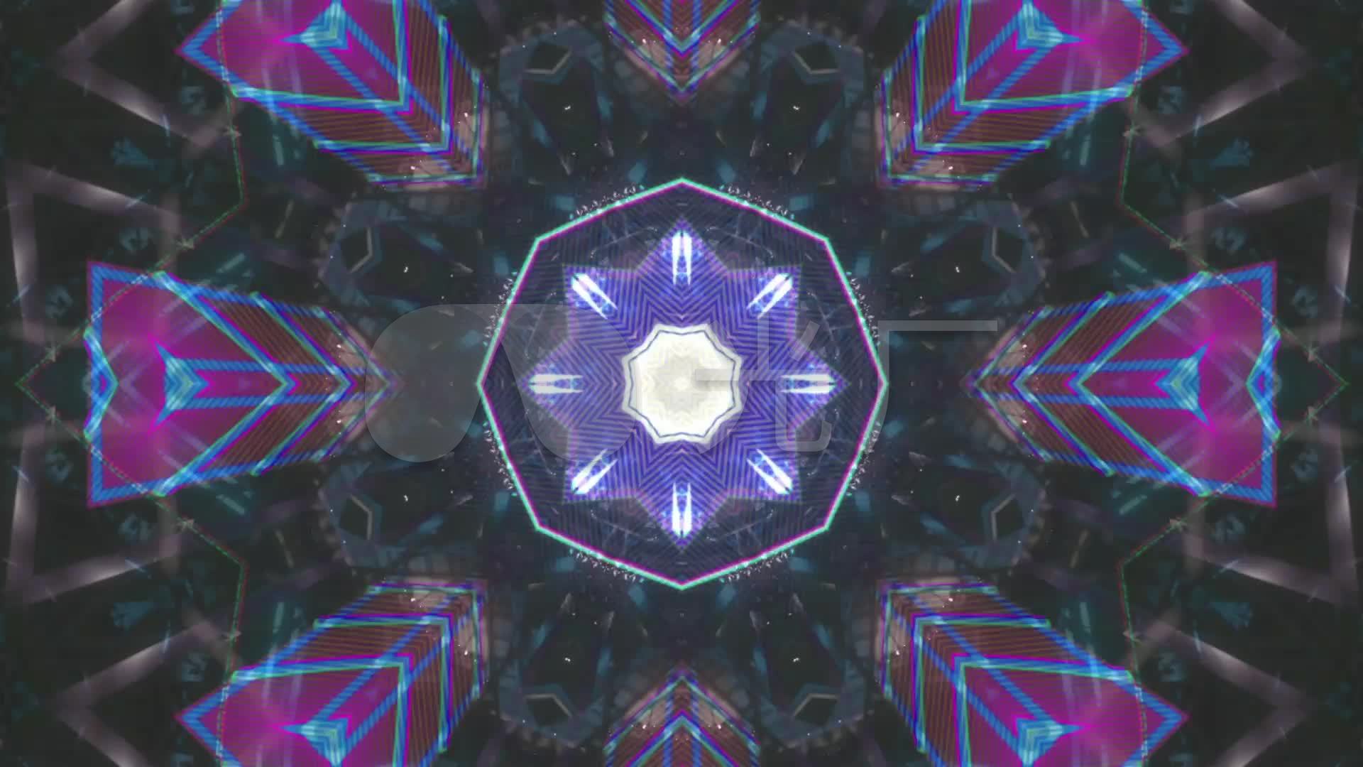 酷炫国产电音节奏动感氛围大屏背景