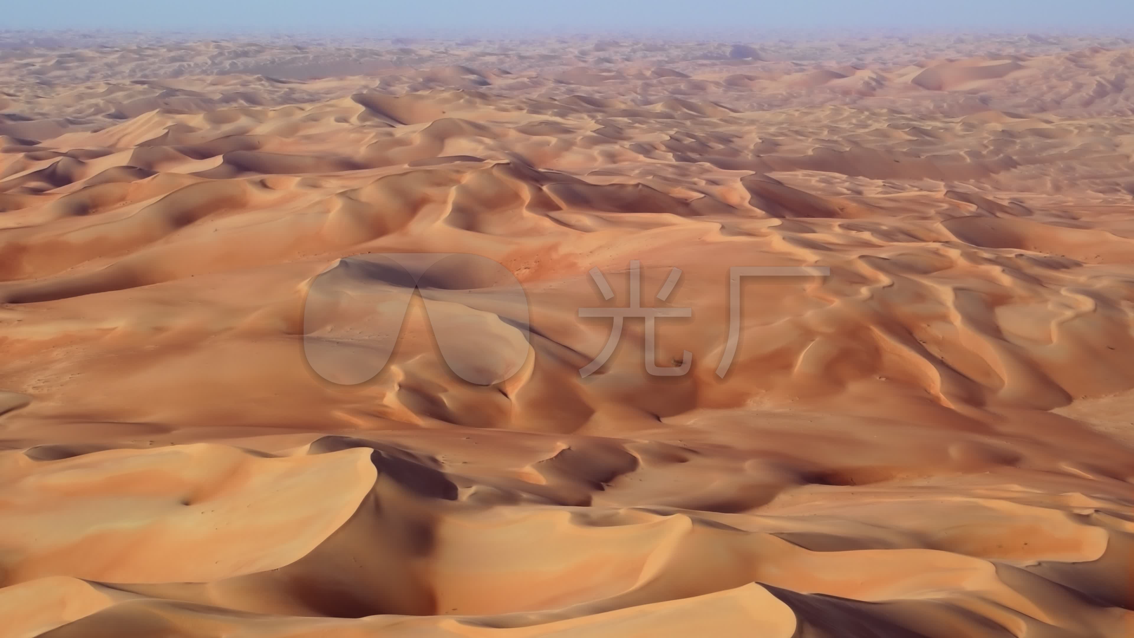 4k 沙漠航拍视频