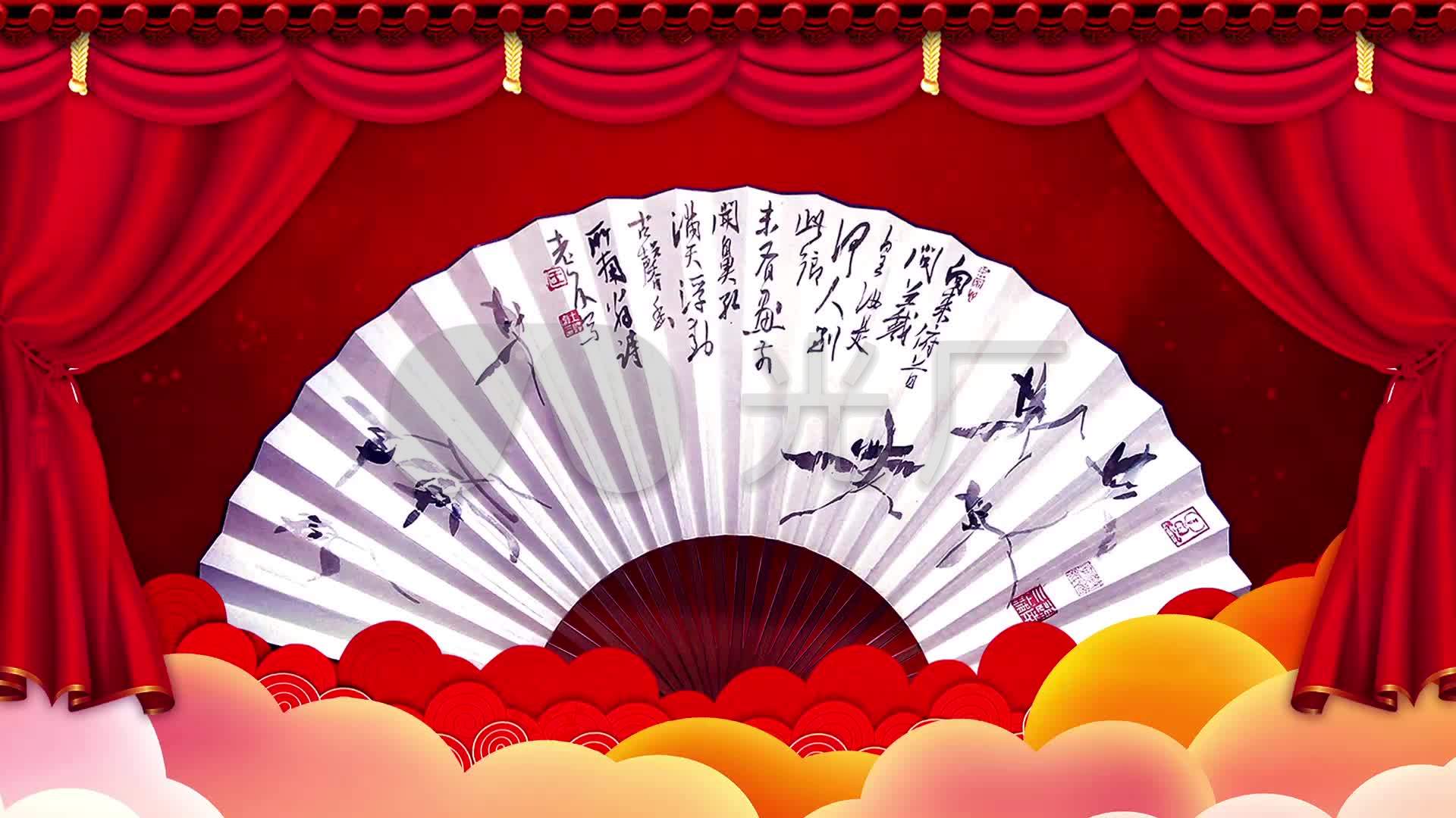 相声小品朗诵舞台背景视频素材