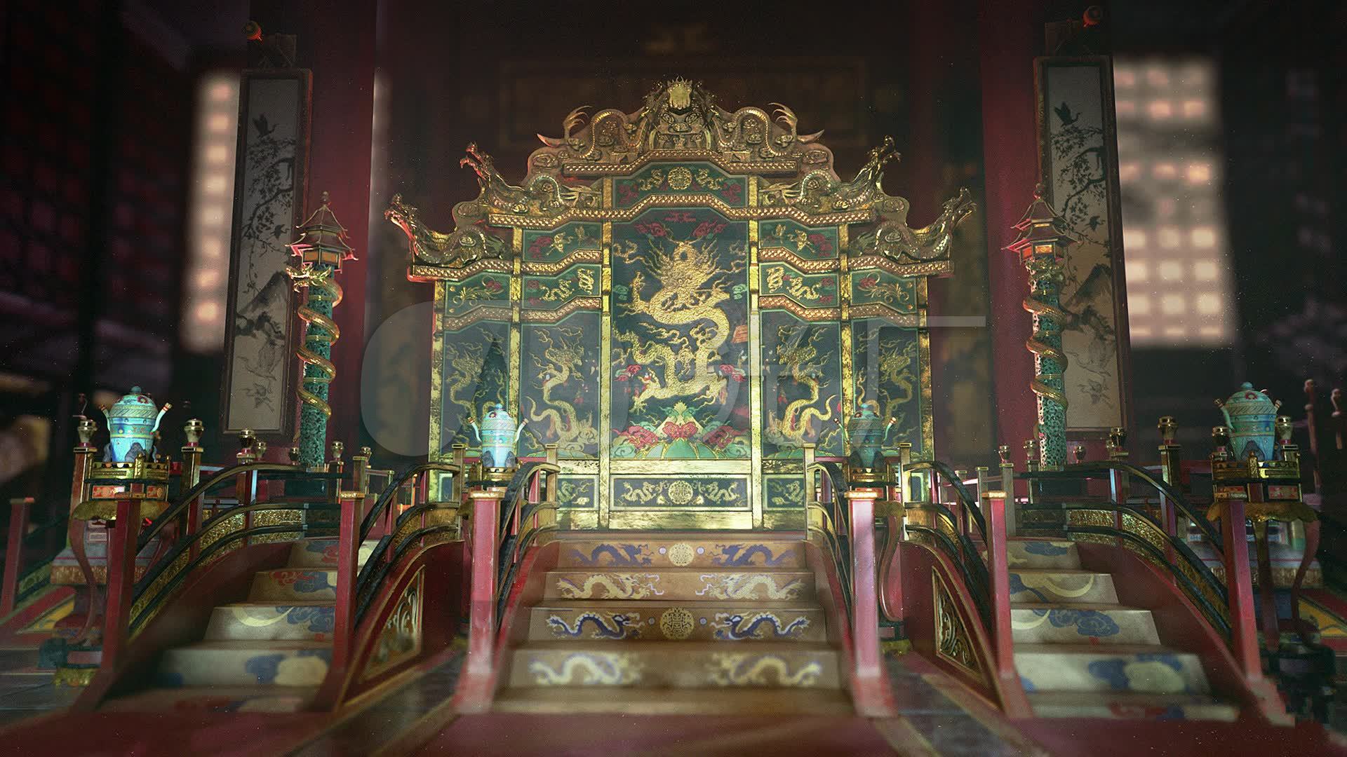 皇宫大殿乾清宫背景_1920x1080_高清视频素材下载(编号:3265125)_舞台