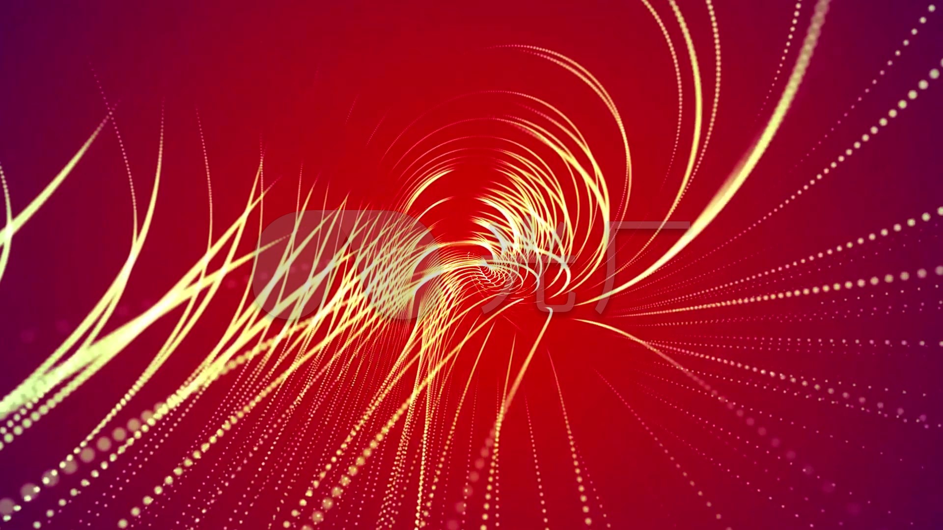红色金色光线粒子扫光颁奖庆典_1920x1080_高清视频