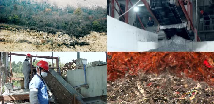 建筑 废弃物 废渣 垃圾 处理 再生 地砖 路砖 环保 再生